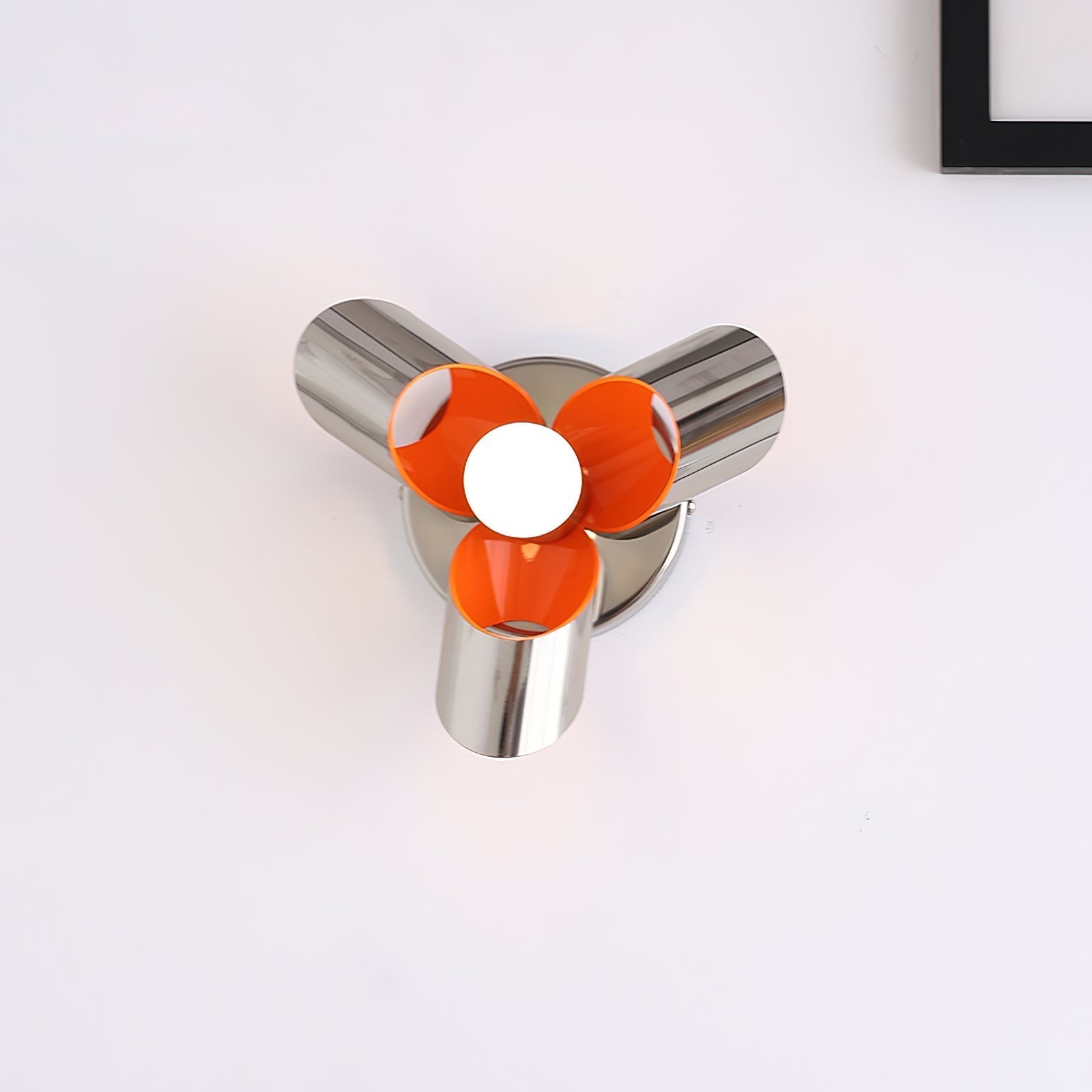 Petala Applique Murale Intérieure Pétales Orange