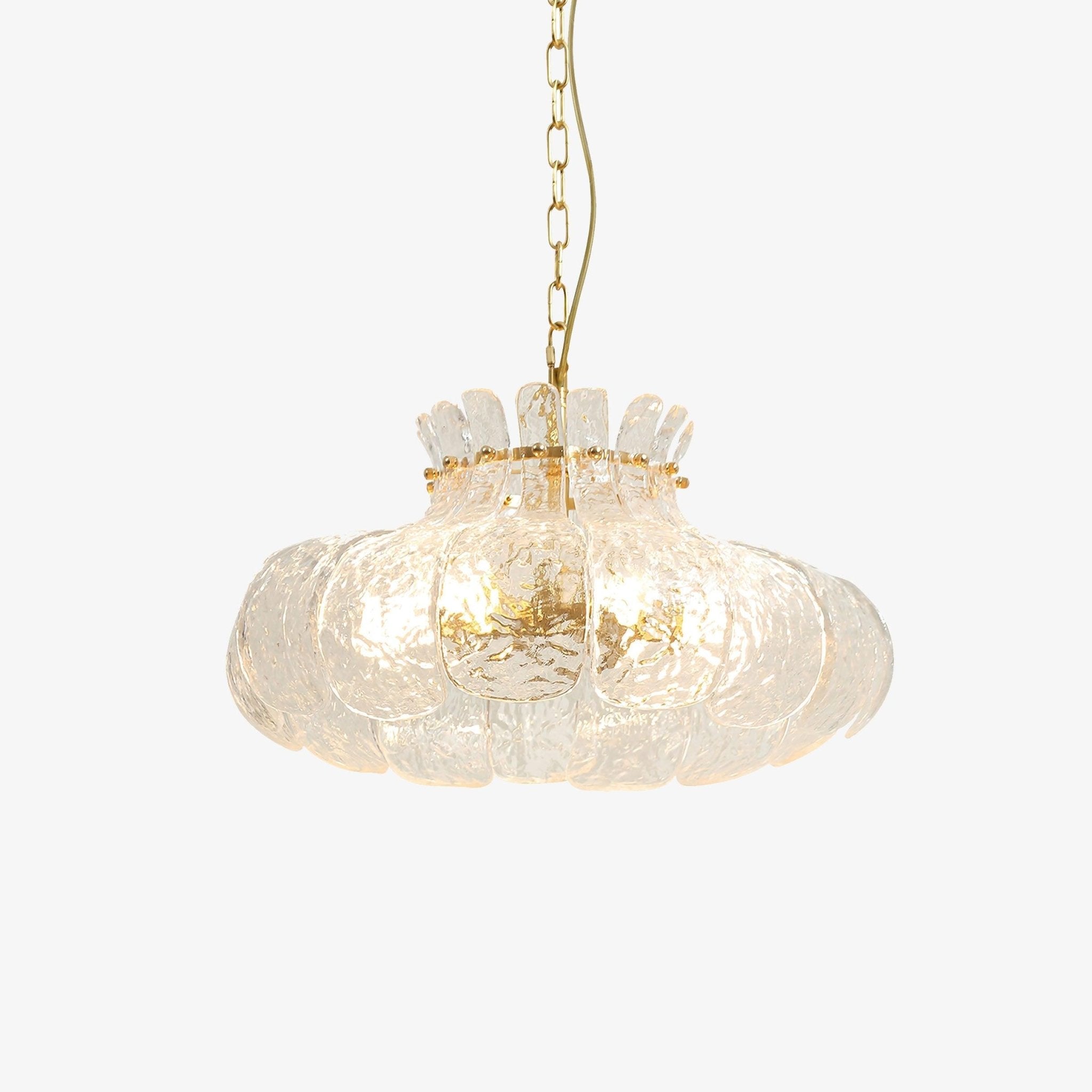 Lunace Laiton Verre Glamour Pendentif Lumière