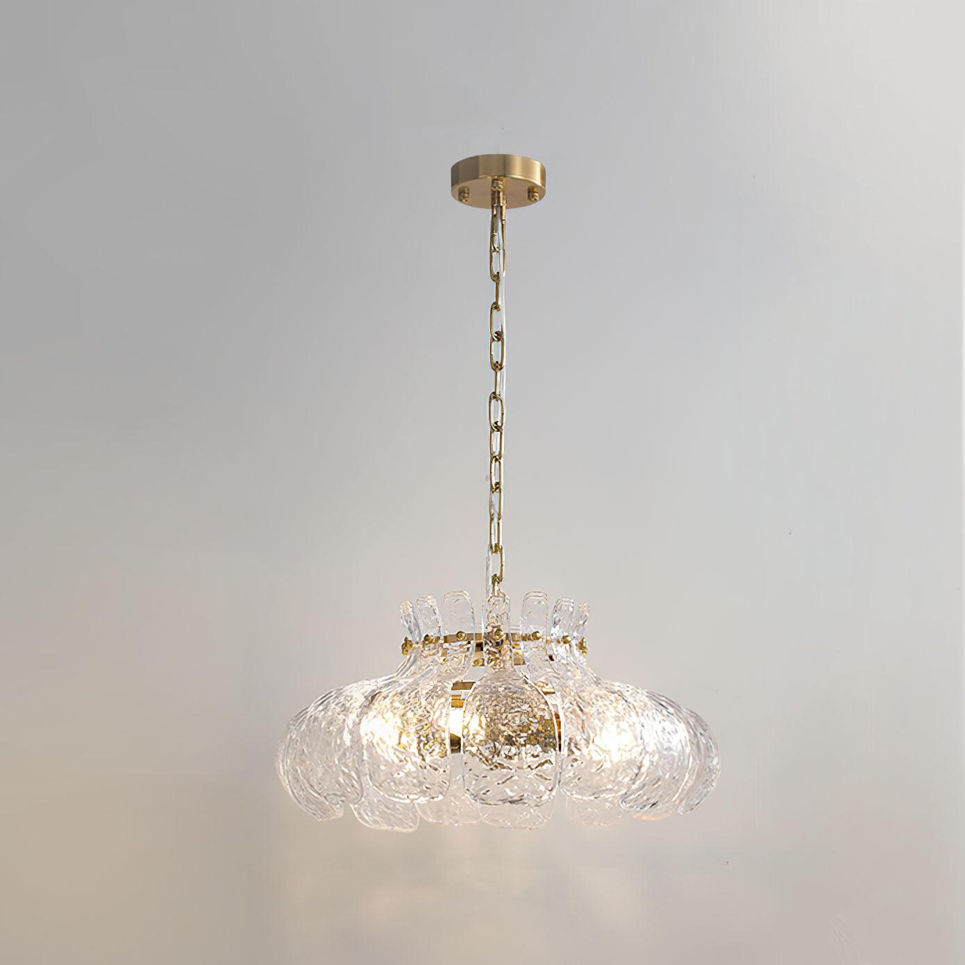 Lunace Laiton Verre Glamour Pendentif Lumière