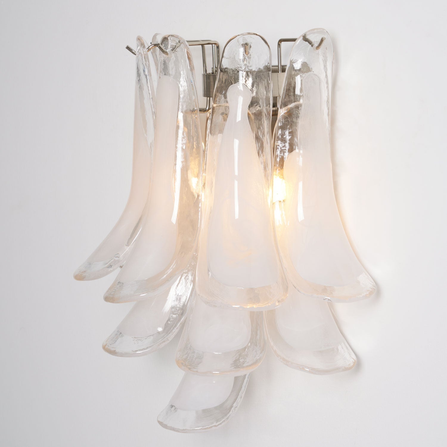 Aurora Luminaire Mural Pétale Forme Verre Vintage Artistique