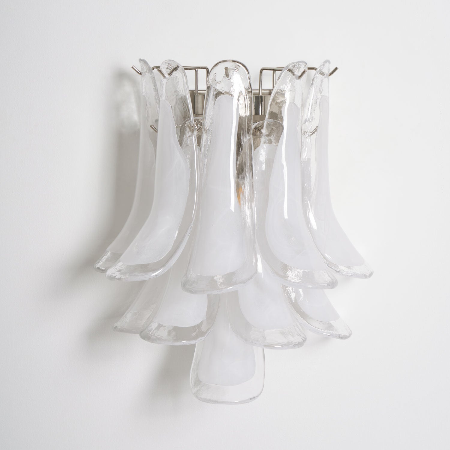 Aurora Luminaire Mural Pétale Forme Verre Vintage Artistique