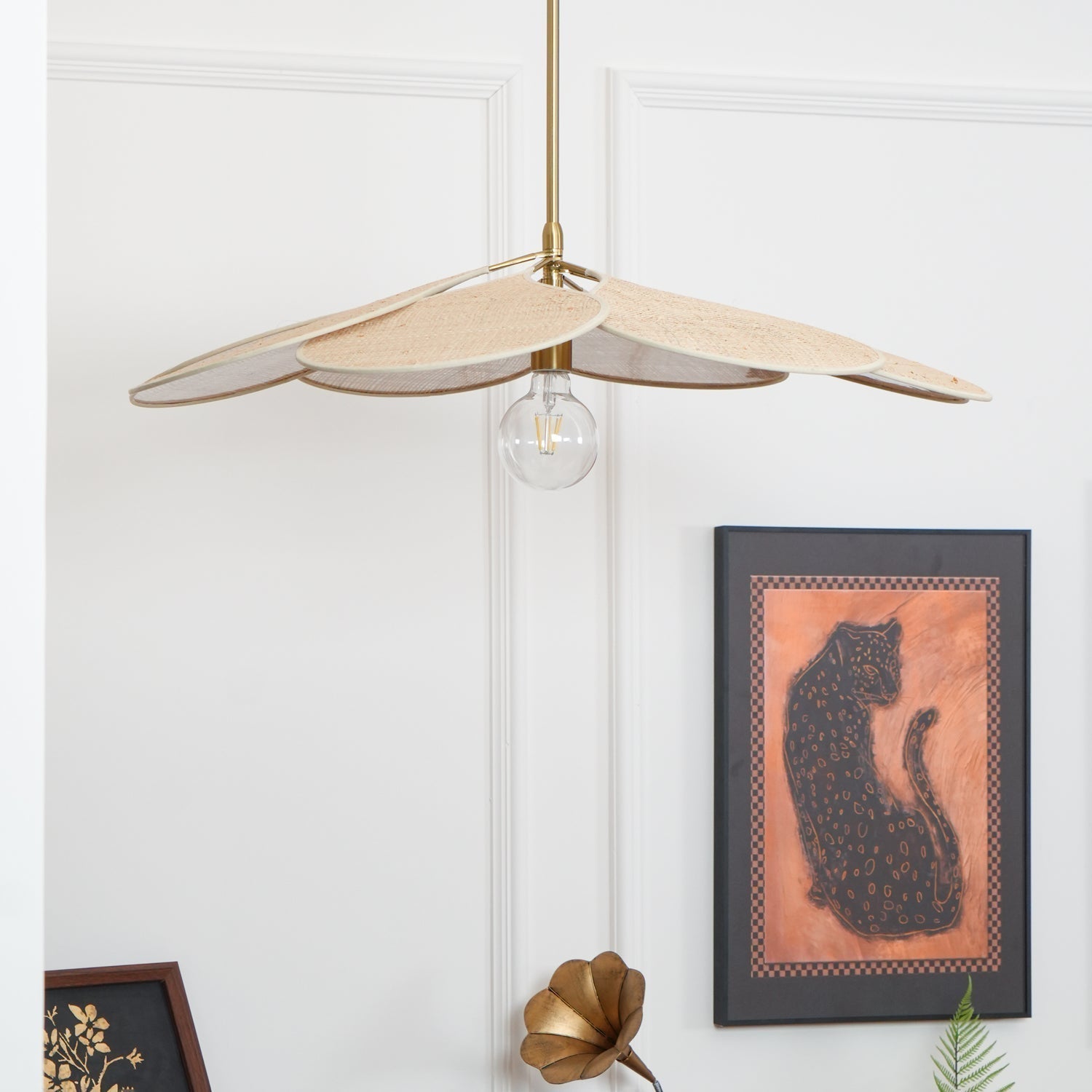 Flora Suspension en Tissu Bohémienne