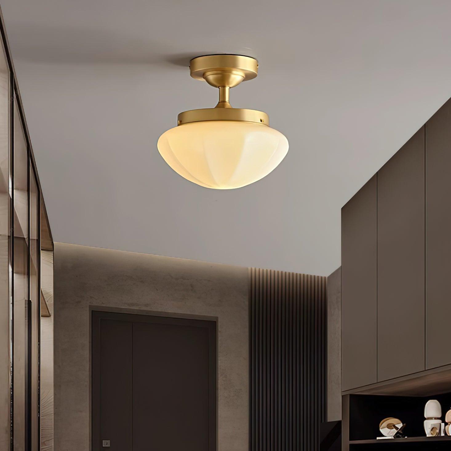 Velluto Lampe Plafonnier Métal Moderne
