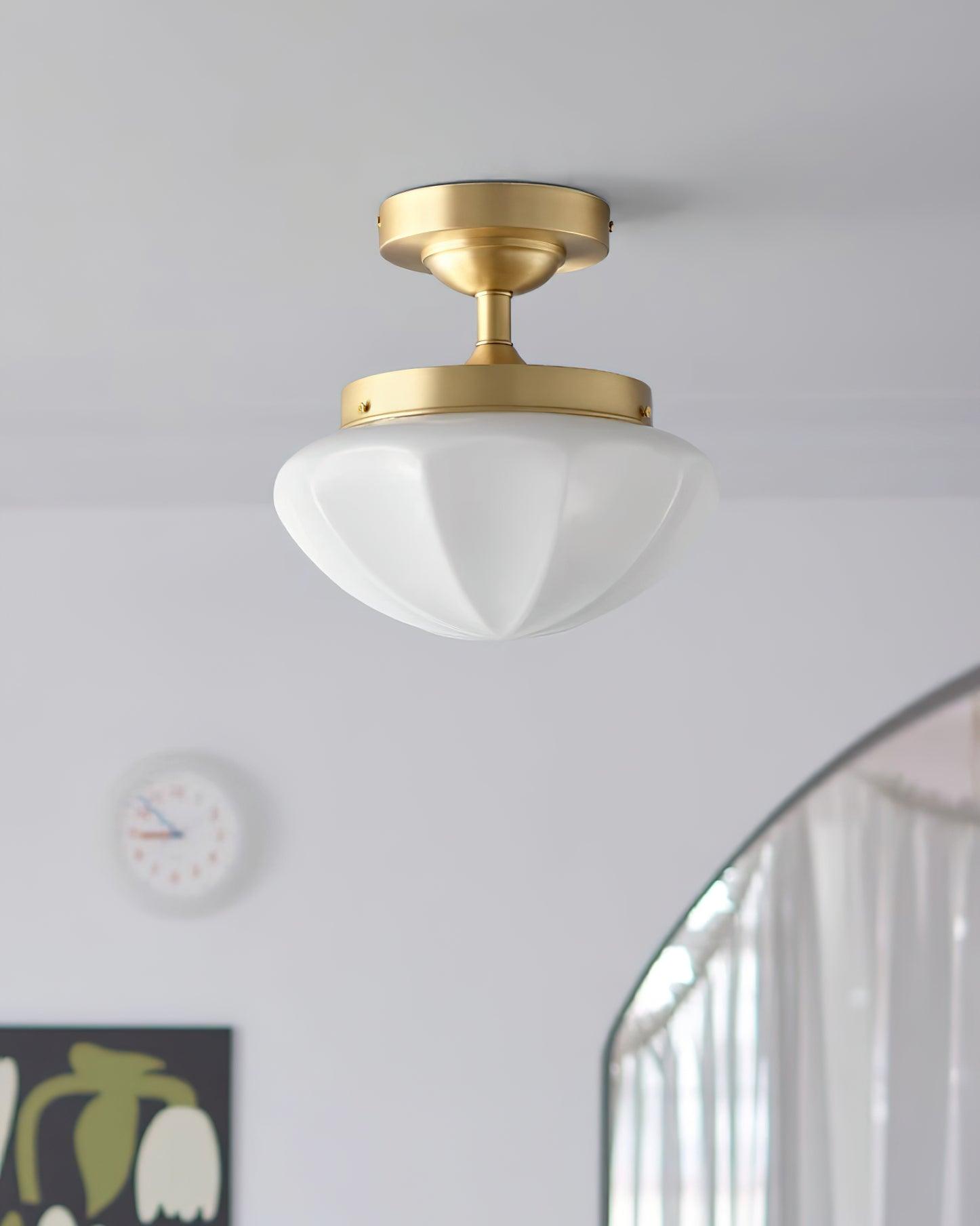 Velluto Lampe Plafonnier Métal Moderne