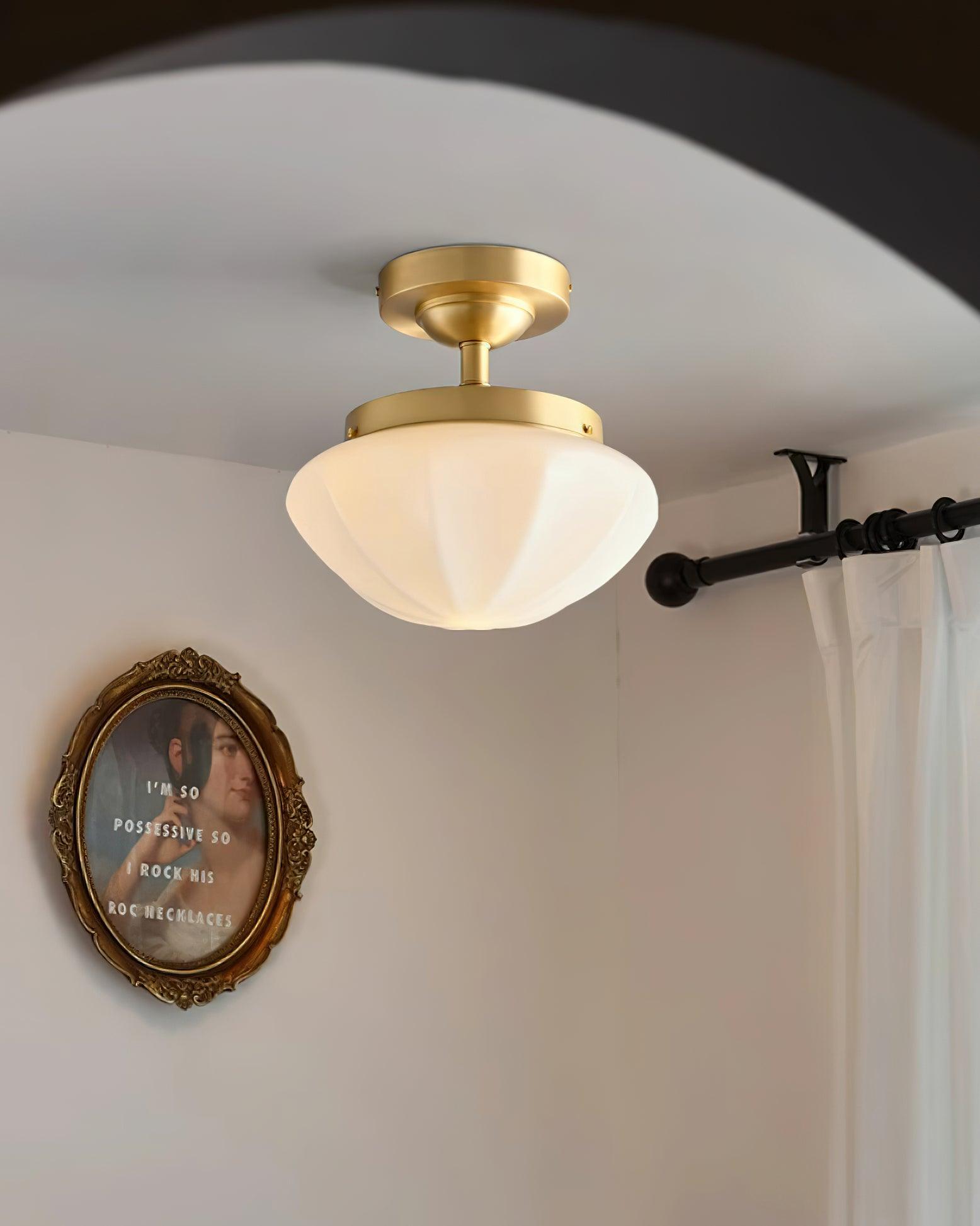 Velluto Lampe Plafonnier Métal Moderne