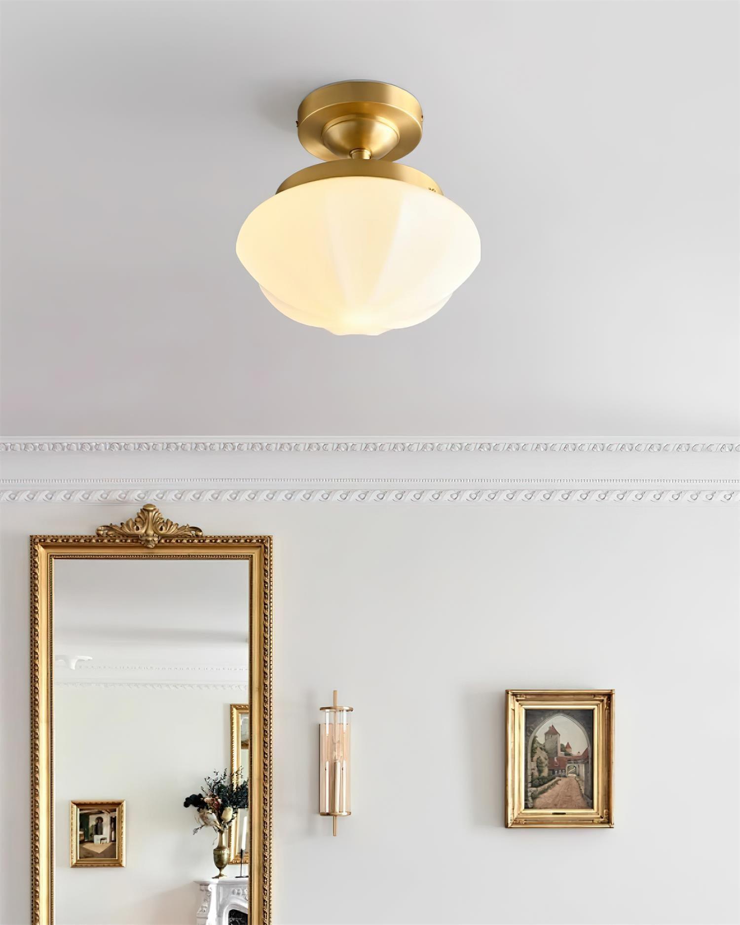 Velluto Lampe Plafonnier Métal Moderne