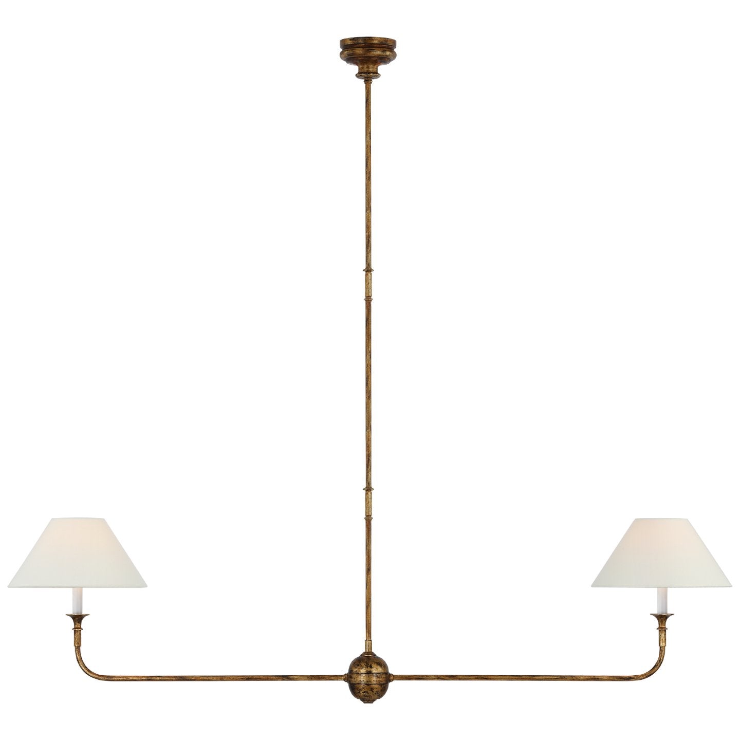 Lustra Suspension Lampe Bougie Noire Évasée