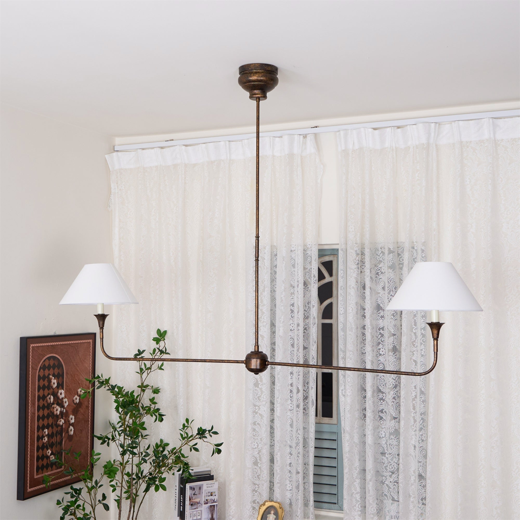 Norli Lustre Linéaire Moderne à LED en Métal