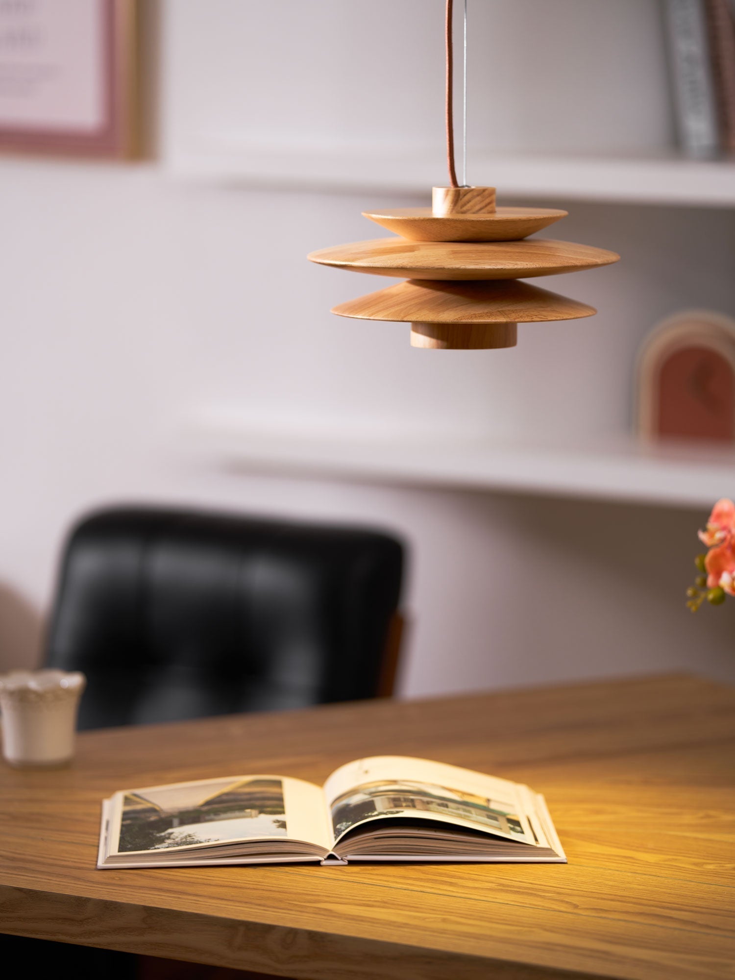 Eldora Suspension Rétro en Bois