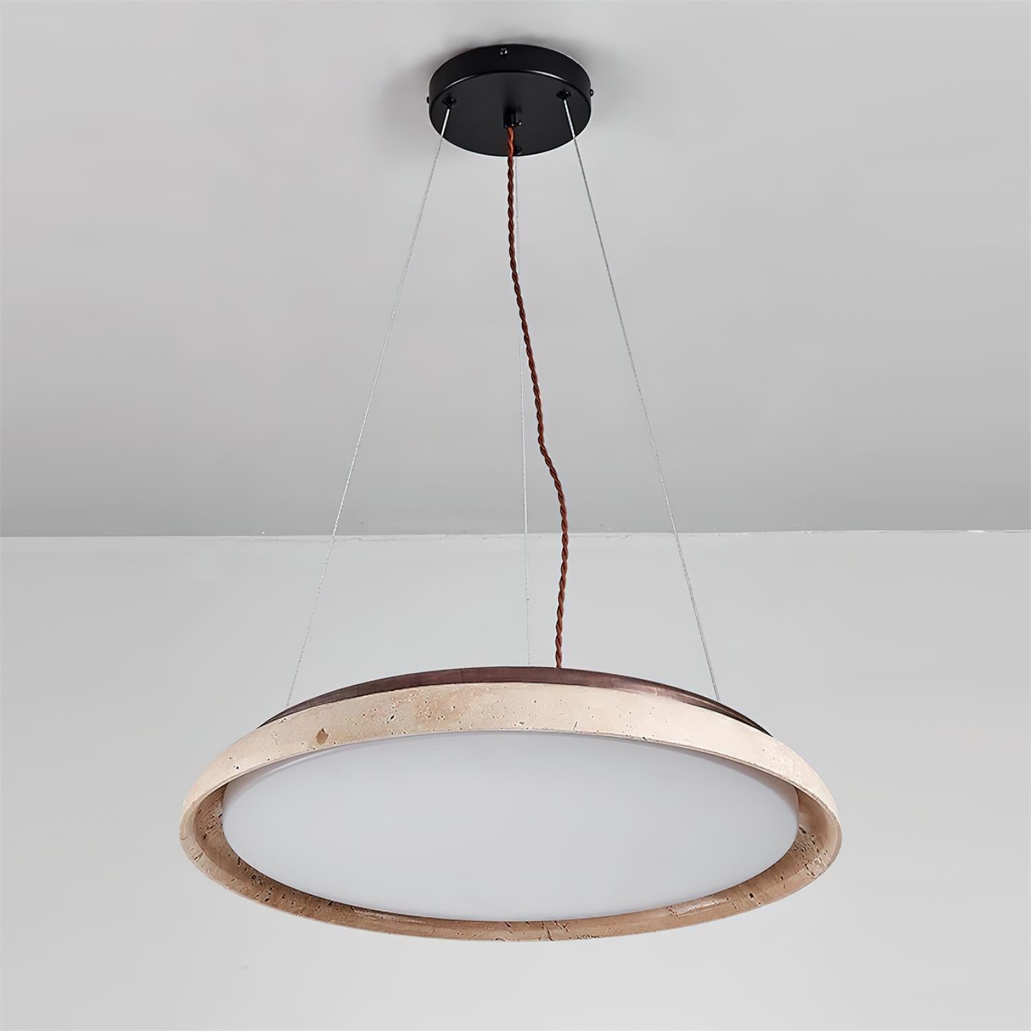 Ritta Suspension Moderne Travertin