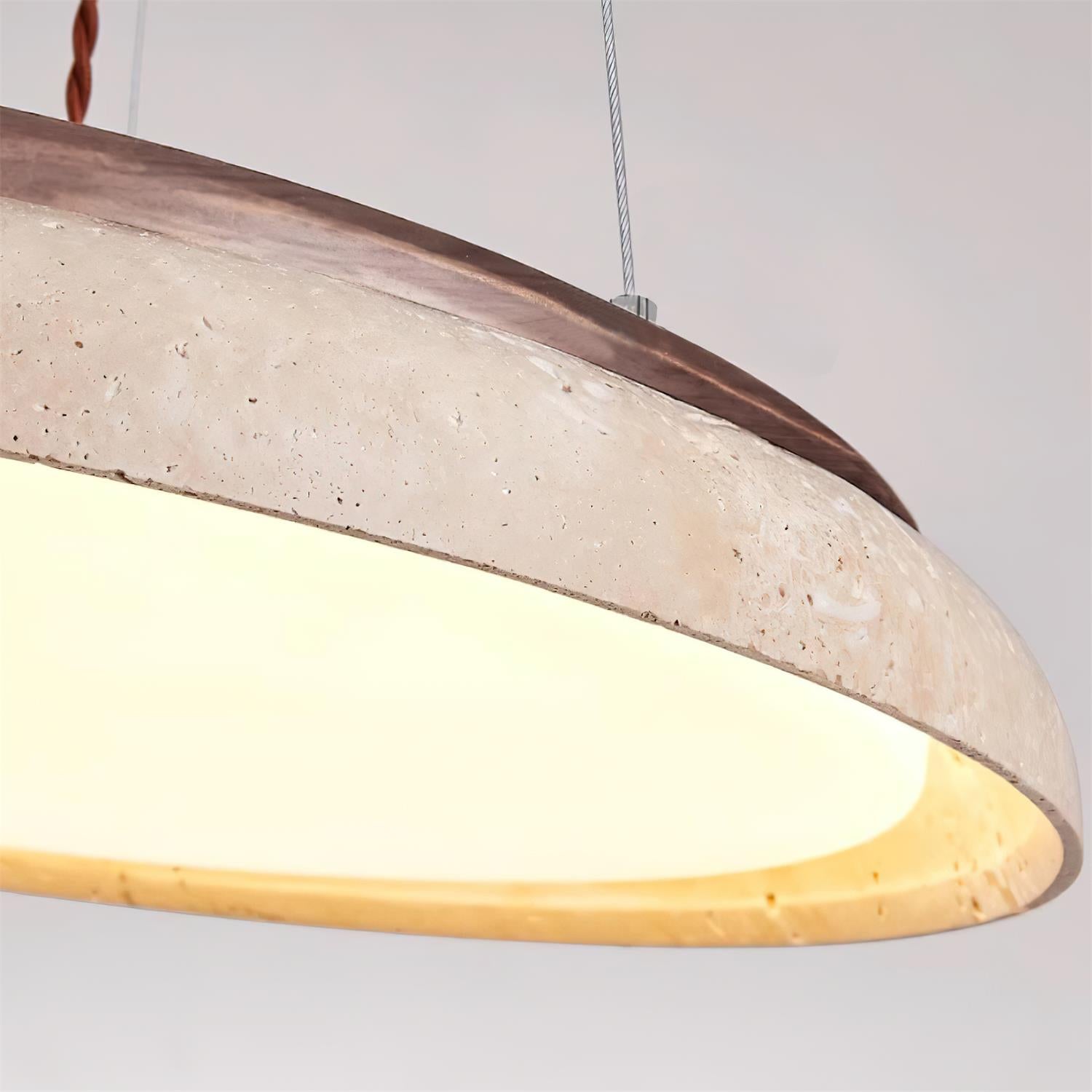 Ritta Suspension Moderne Travertin