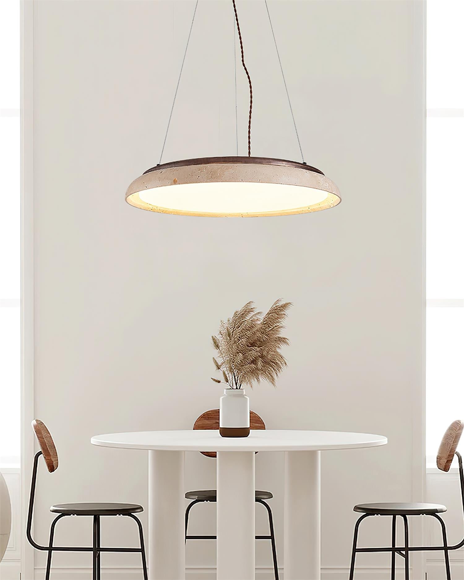 Ritta Suspension Moderne Travertin