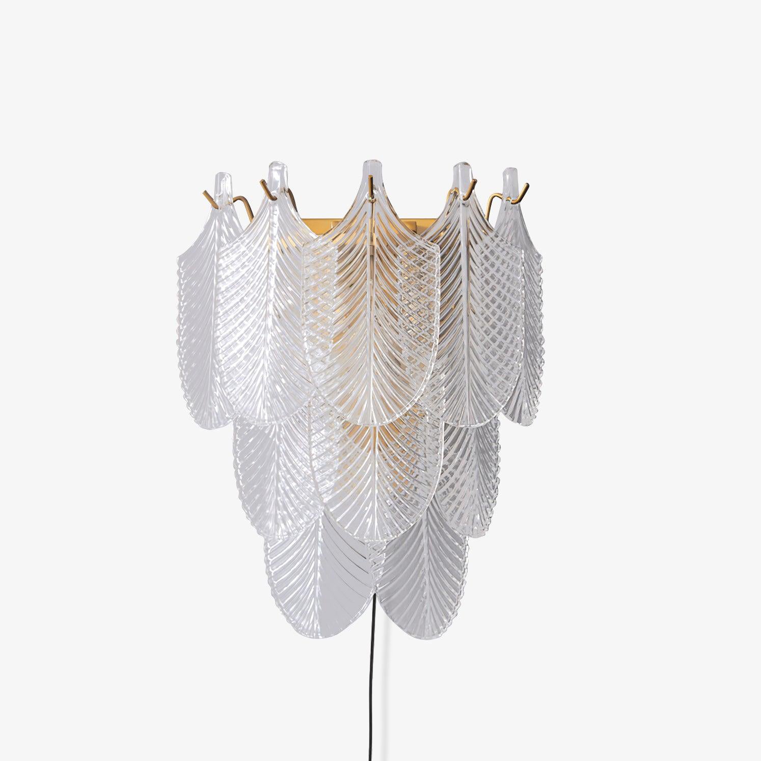 Lustra Wall Sconce Brass Murano Glass