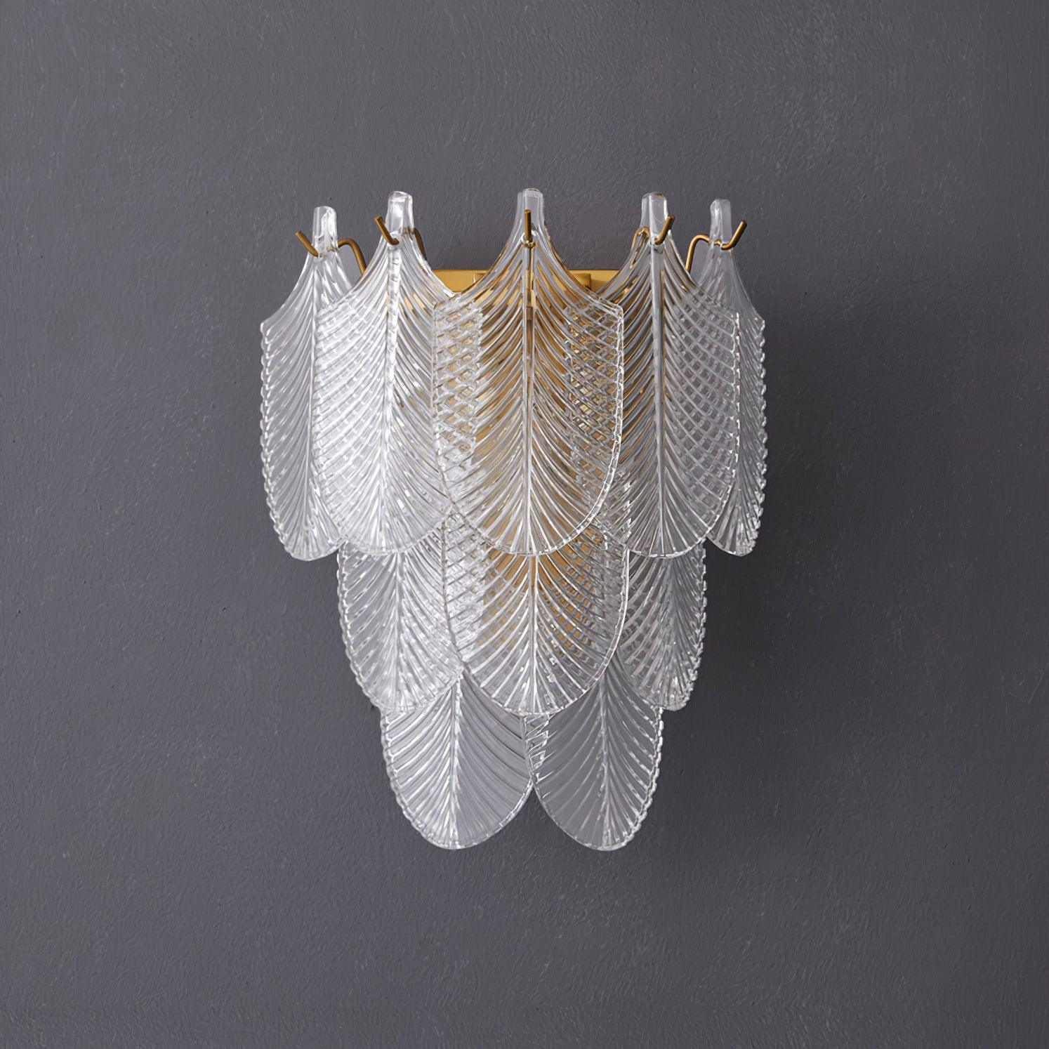 Lustra Wall Sconce Brass Murano Glass