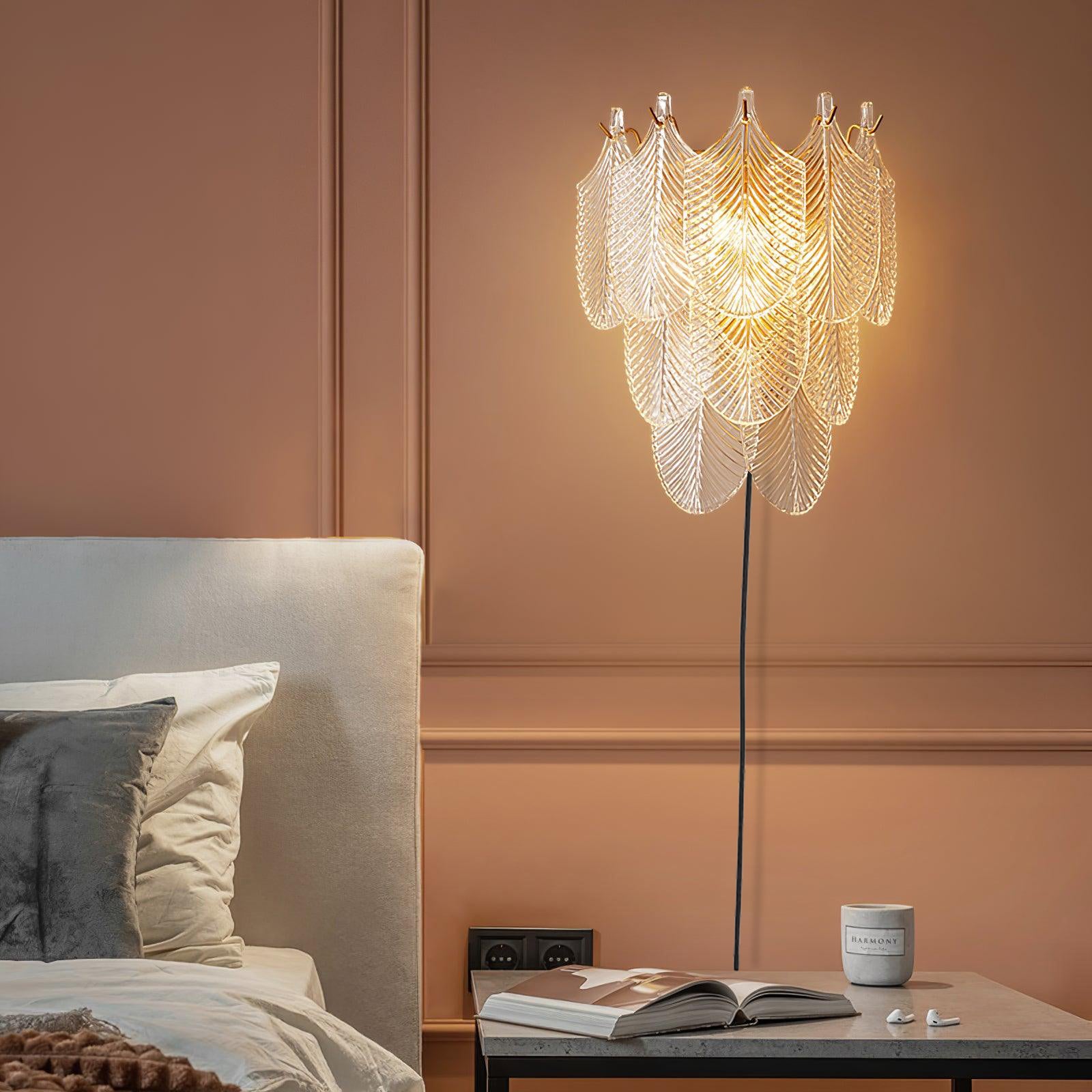 Lustra Wall Sconce Brass Murano Glass