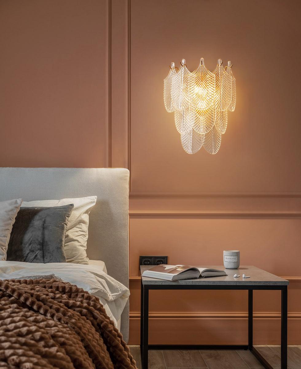 Lustra Wall Sconce Brass Murano Glass