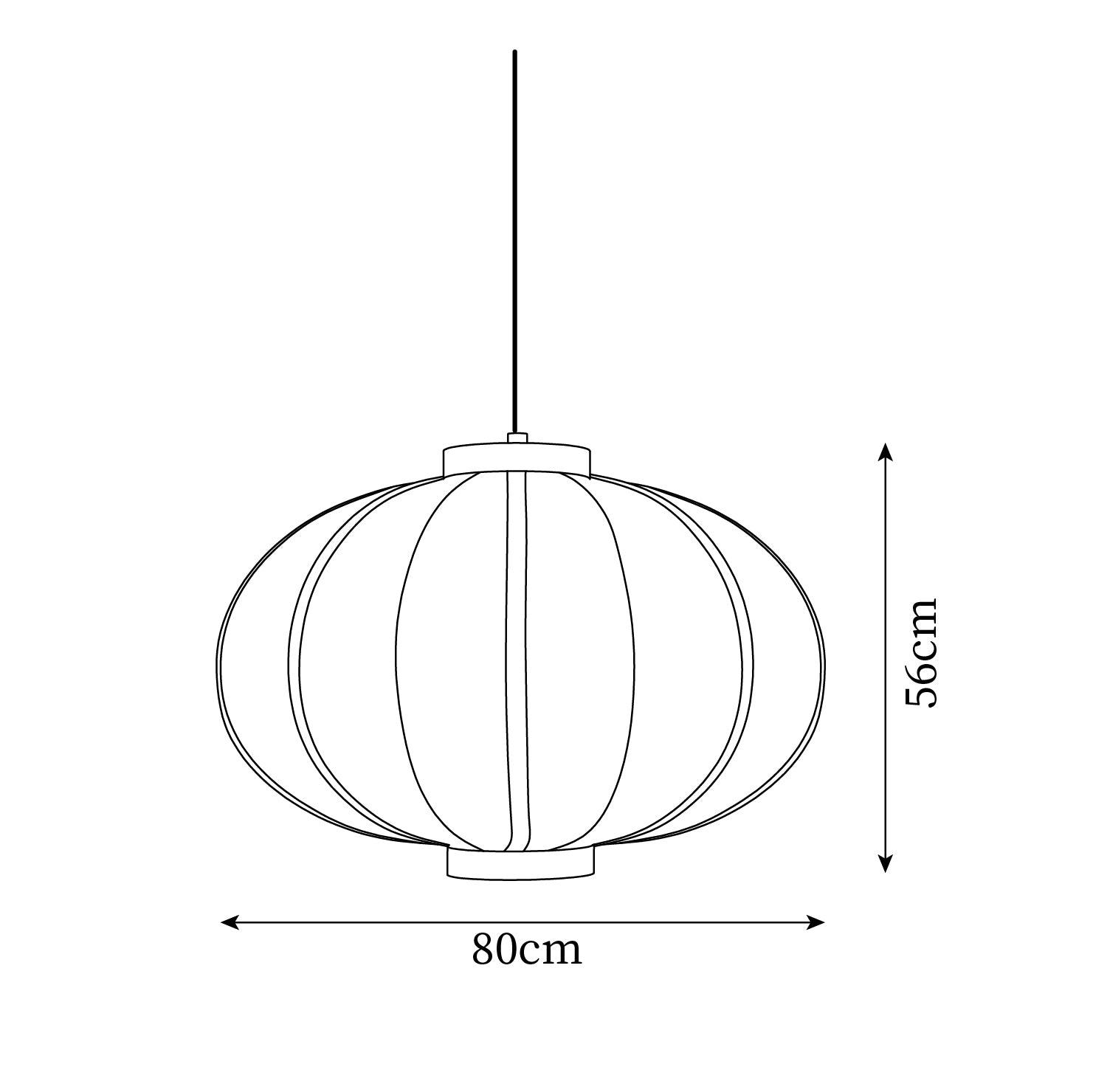 Auro Suspension Abat-jour Lanternes en Tissu