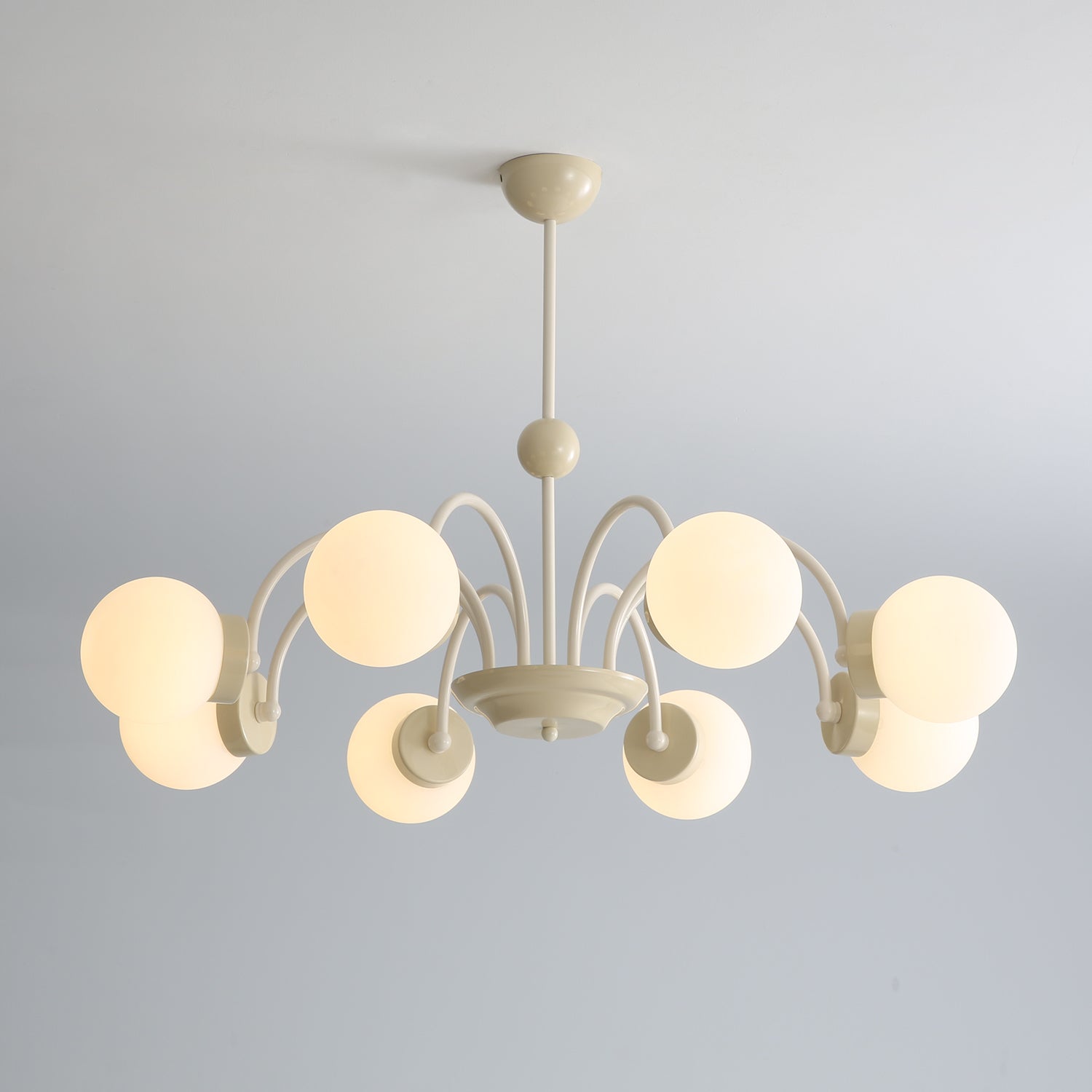 Lustra Lustre 8-Lumières Globe Pivone Élégant