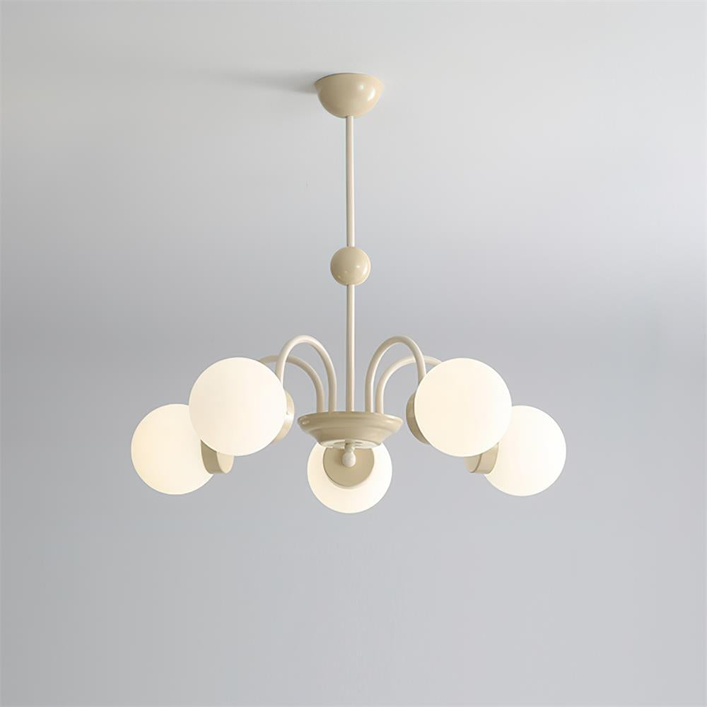 Lustra Lustre 8-Lumières Globe Pivone Élégant