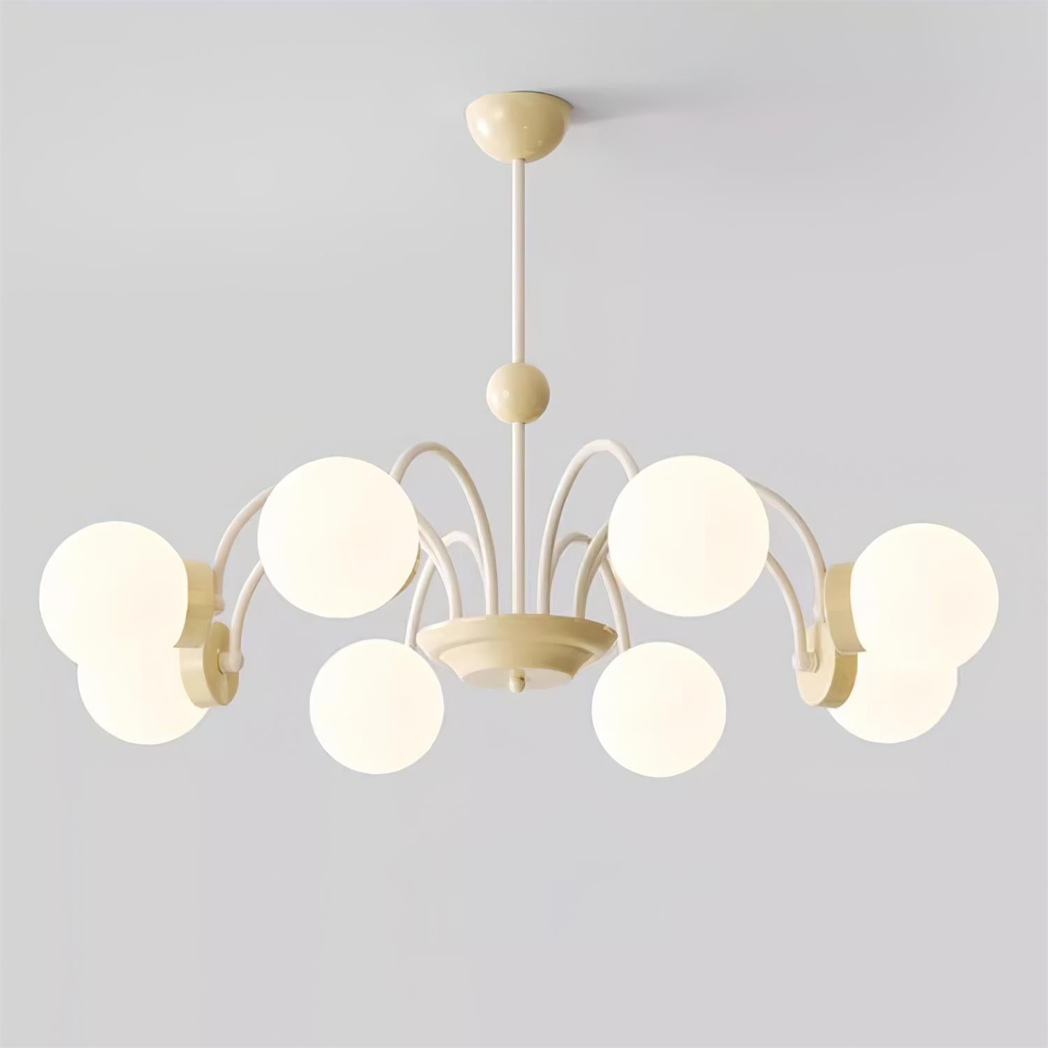 Lustra Lustre 8-Lumières Globe Pivone Élégant