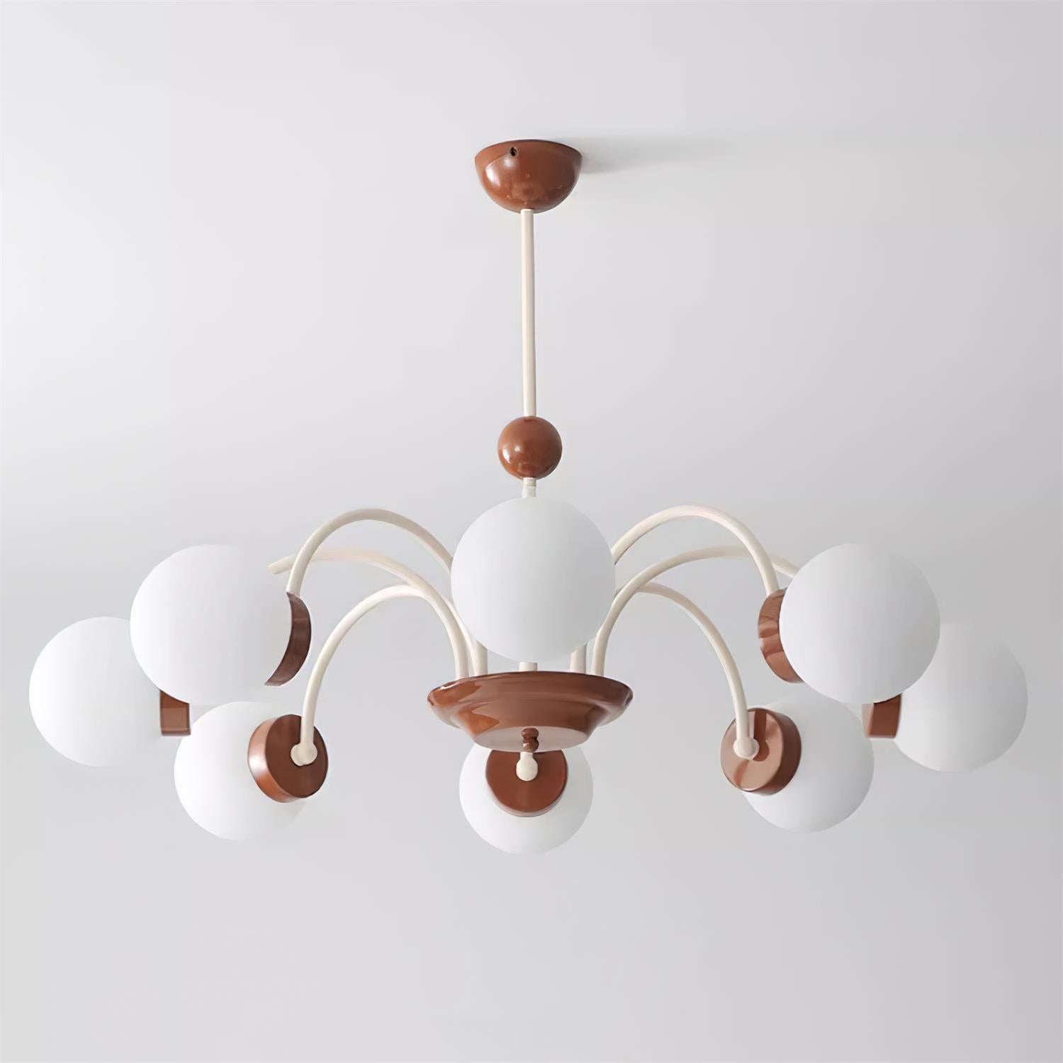 Lustra Lustre 8-Lumières Globe Pivone Élégant