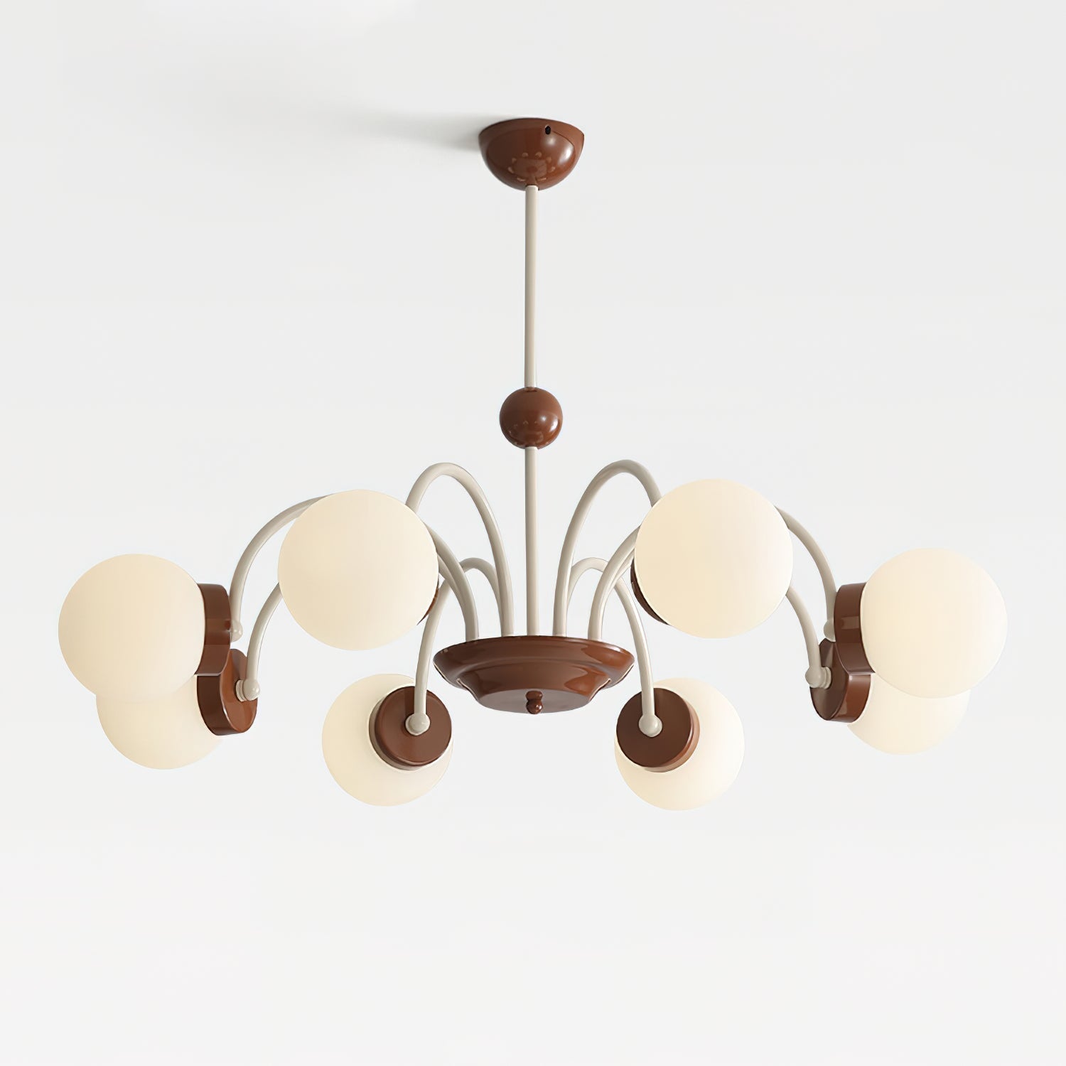 Lustra Lustre 8-Lumières Globe Pivone Élégant