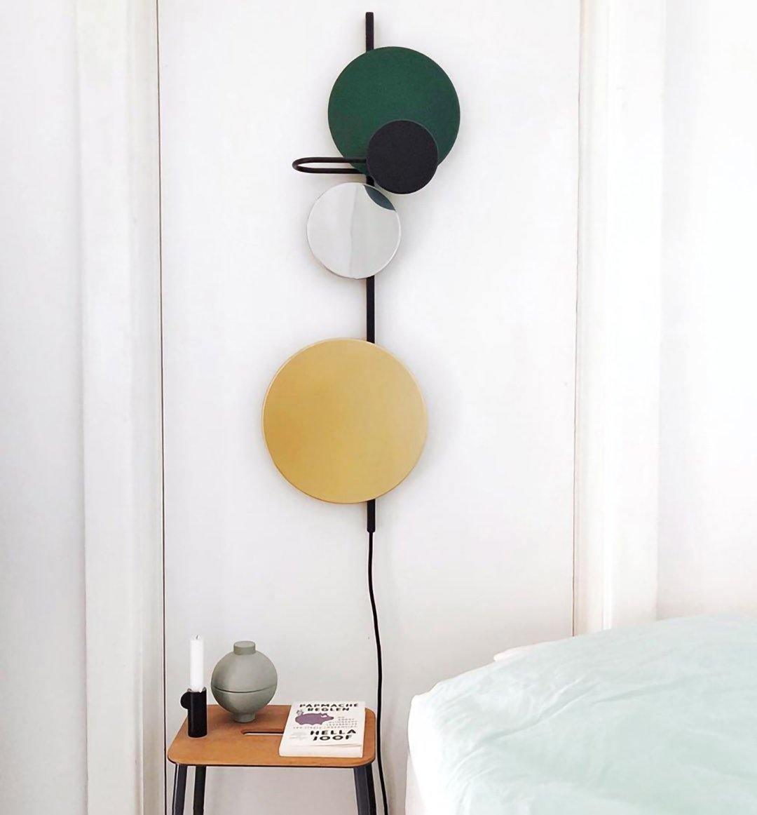 Lustra Lampe Murale Artistique à Disques Magnétiques