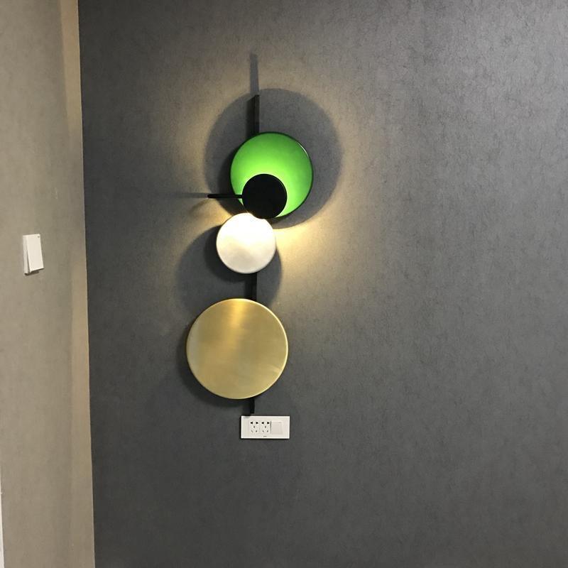 Lustra Lampe Murale Artistique à Disques Magnétiques
