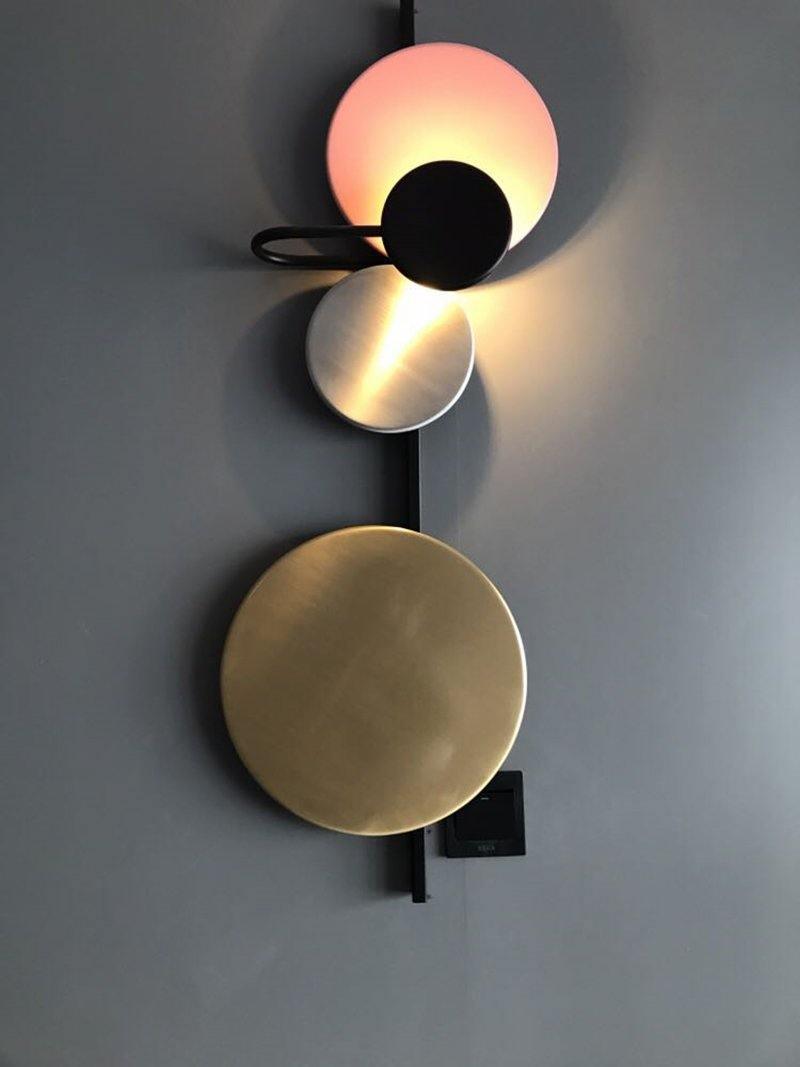 Lustra Lampe Murale Artistique à Disques Magnétiques