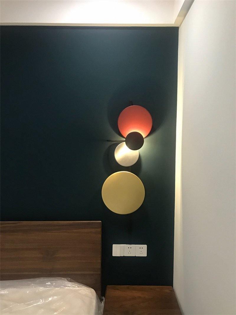 Lustra Lampe Murale Artistique à Disques Magnétiques