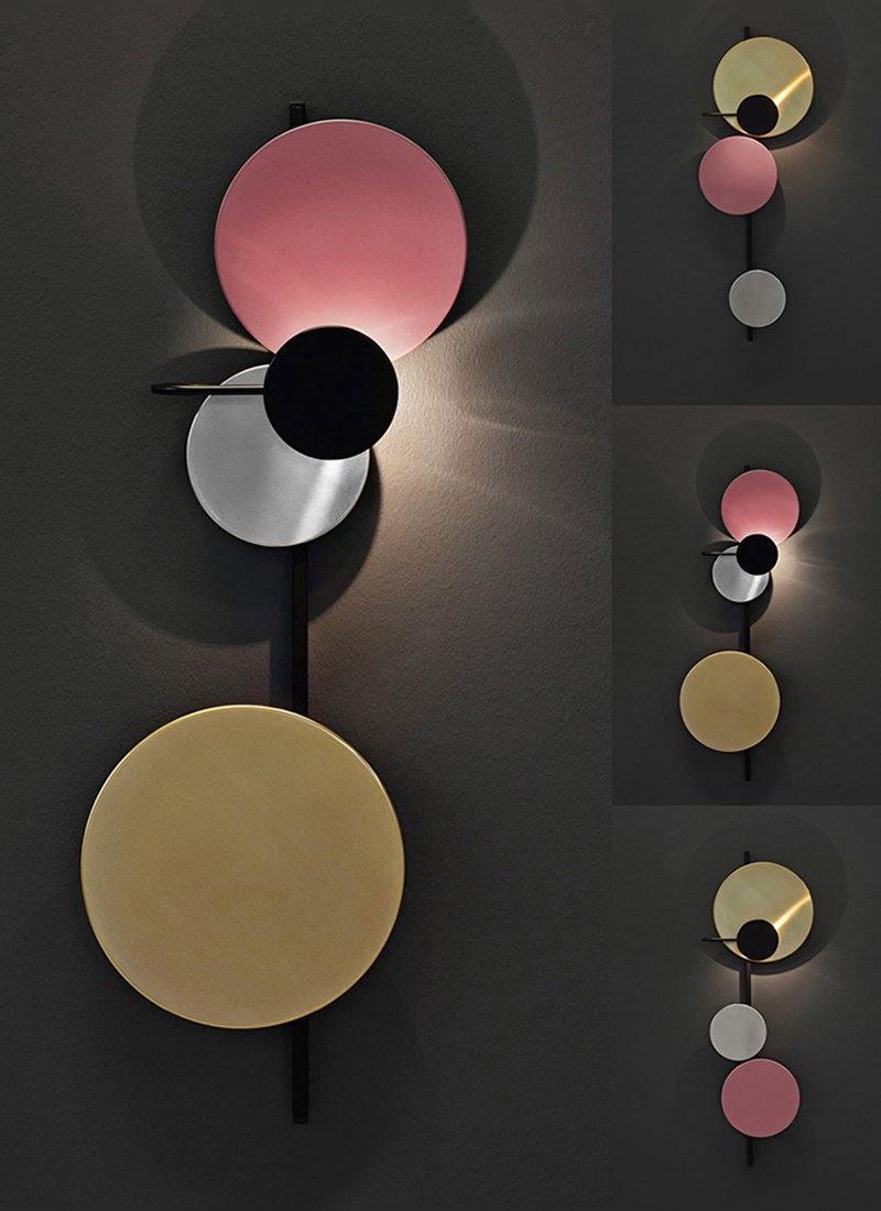 Lustra Lampe Murale Artistique à Disques Magnétiques