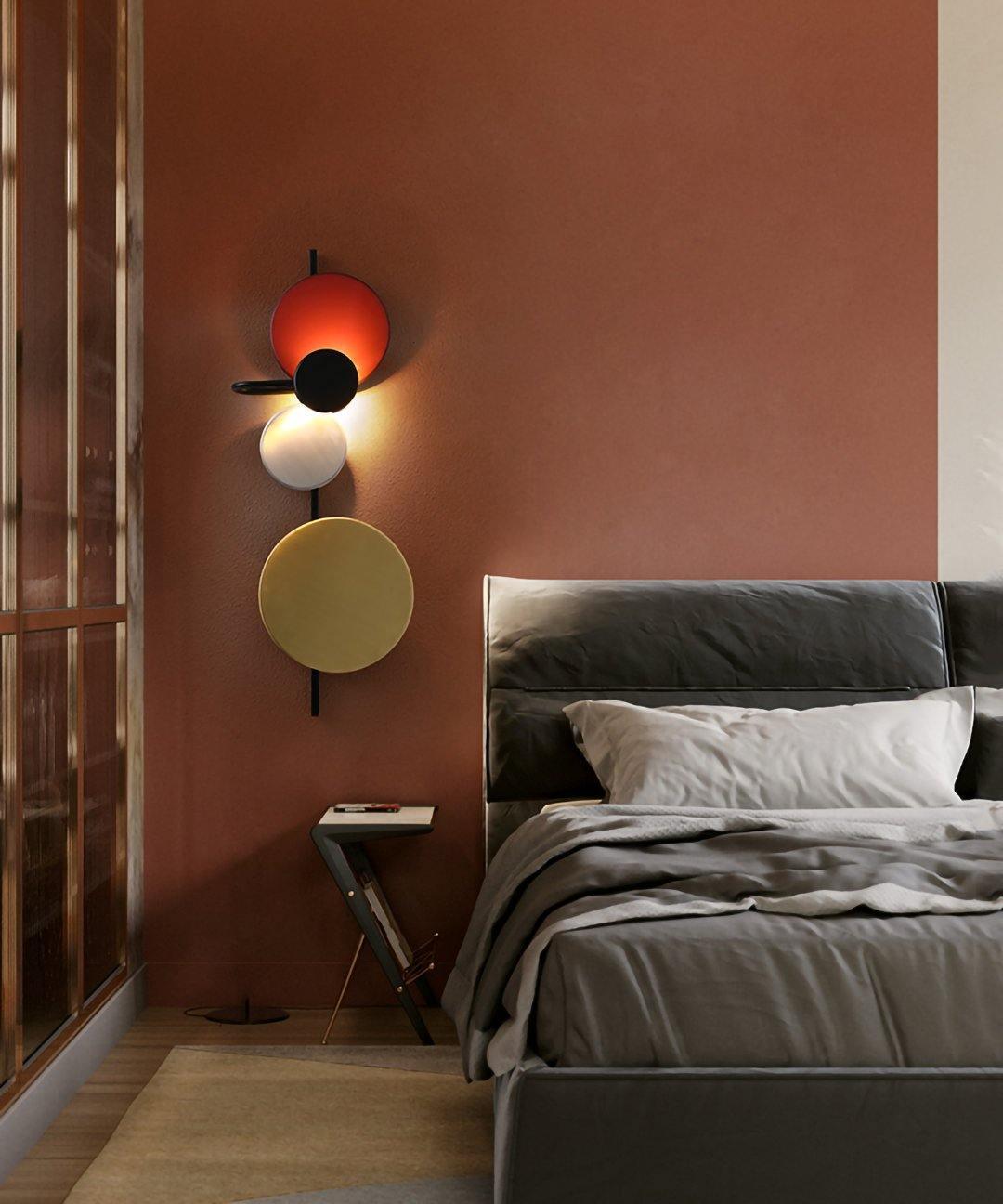Lustra Lampe Murale Artistique à Disques Magnétiques