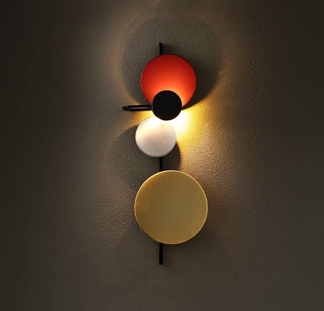 Lustra Lampe Murale Artistique à Disques Magnétiques