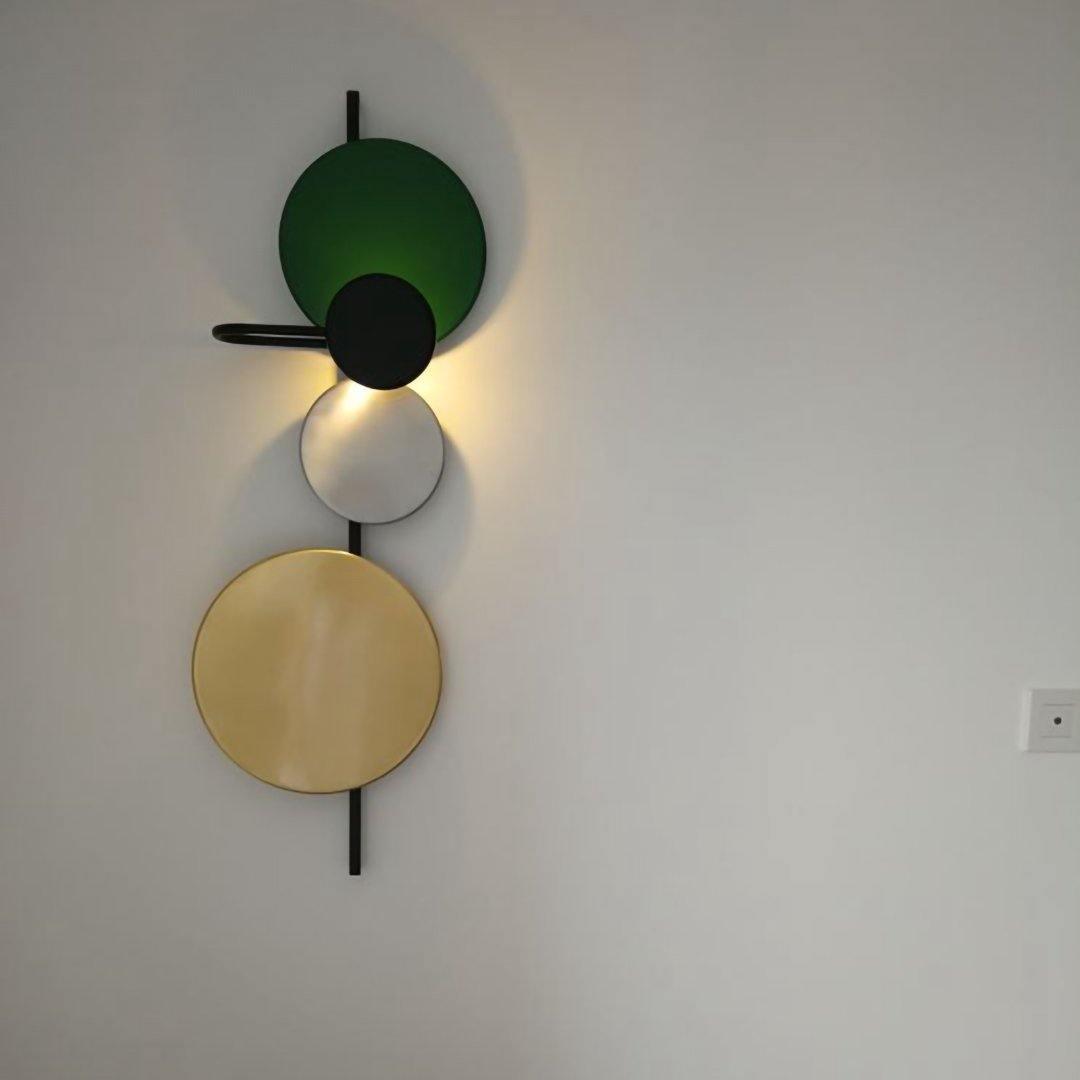 Lustra Lampe Murale Artistique à Disques Magnétiques