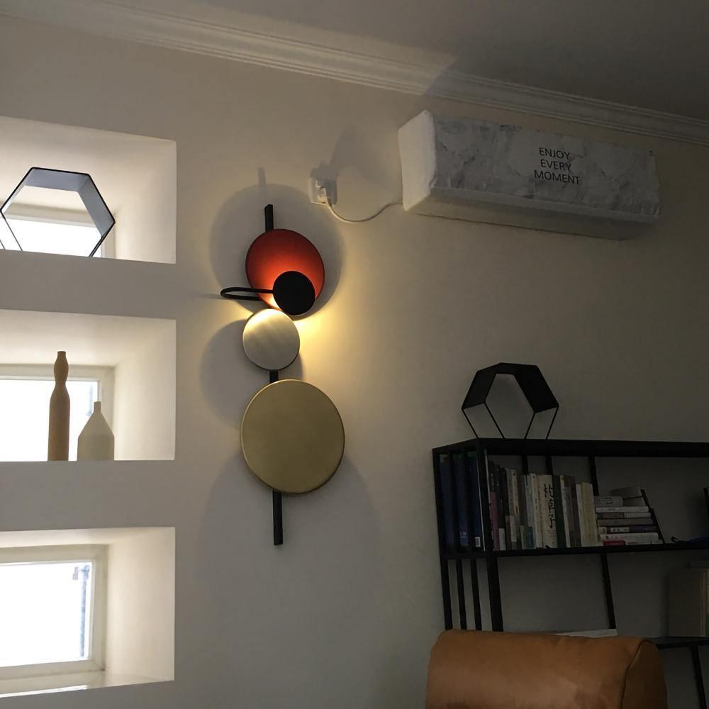 Lustra Lampe Murale Artistique à Disques Magnétiques