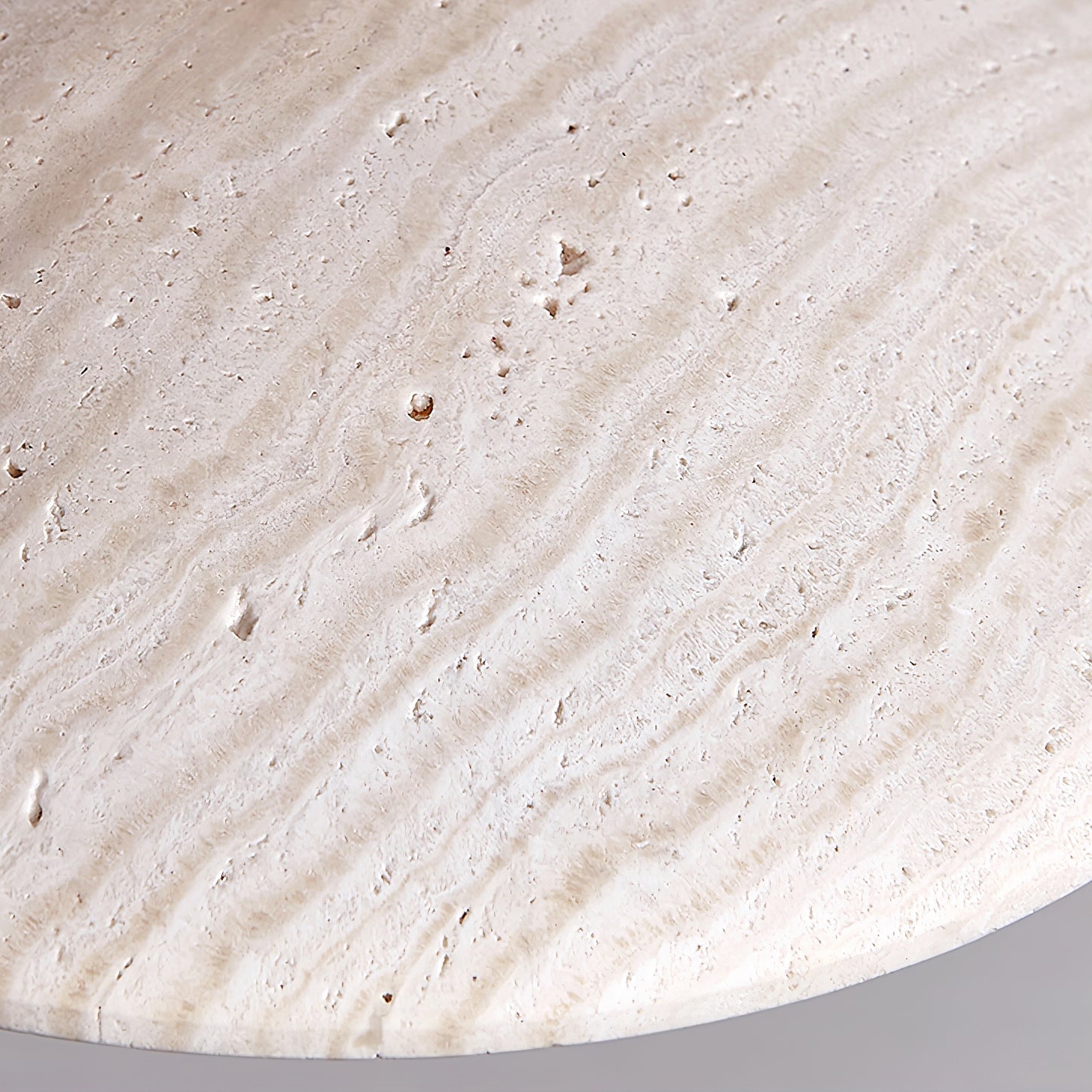 Zodore Large-Bord Travertin Pendentif Lumière