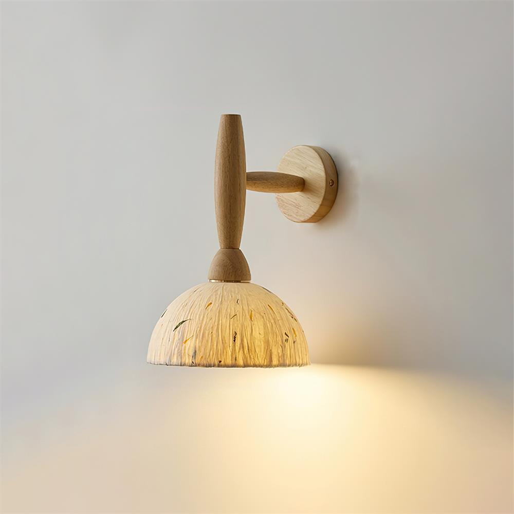 Playa Applique Murale en Bois Papier de Riz Bois