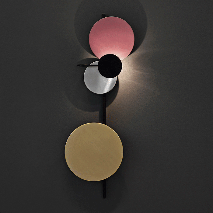 Lustra Lampe Murale Artistique à Disques Magnétiques