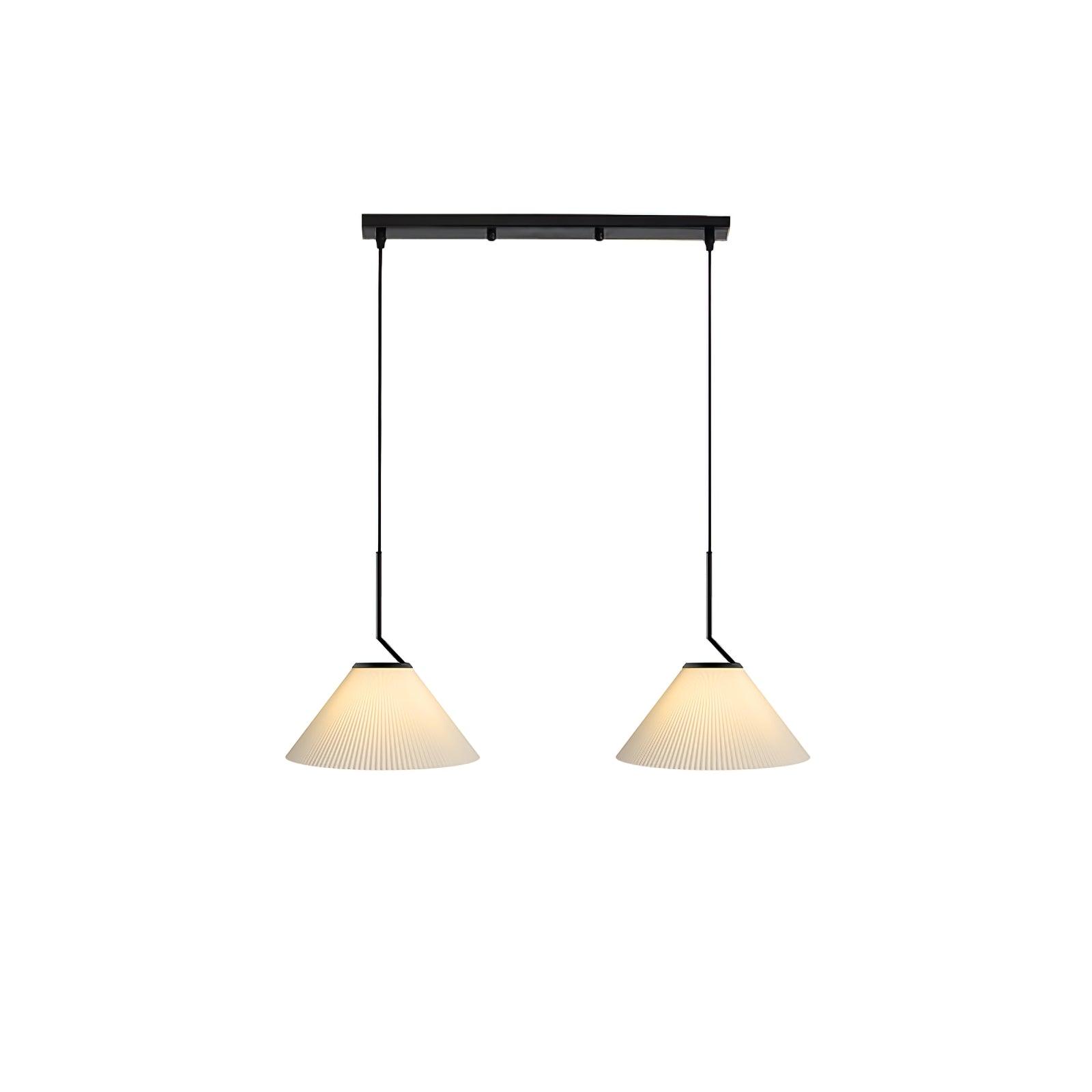 Zoravine Plissé Tissu Suspension Lumière