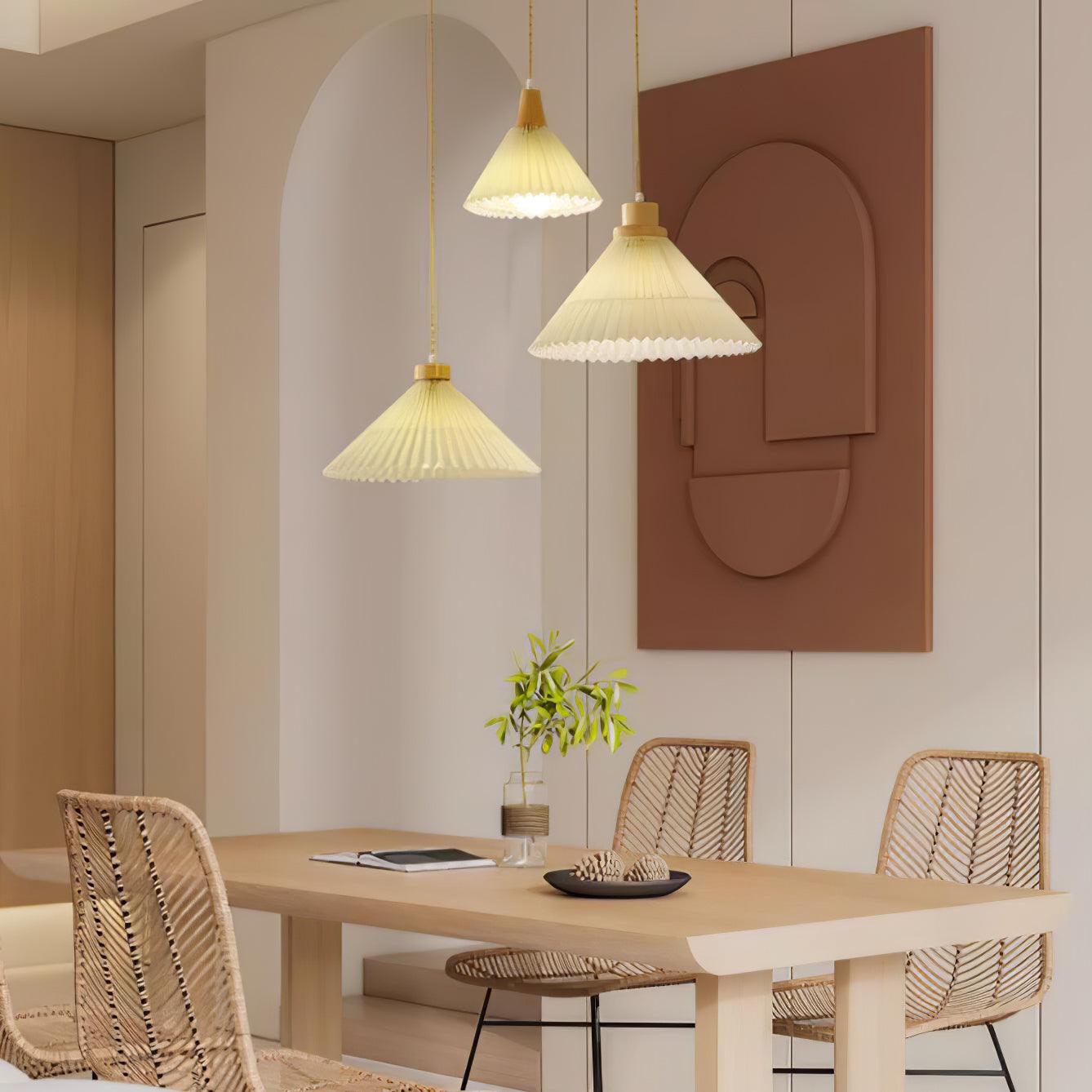 Flora Suspension en Bois Moderne