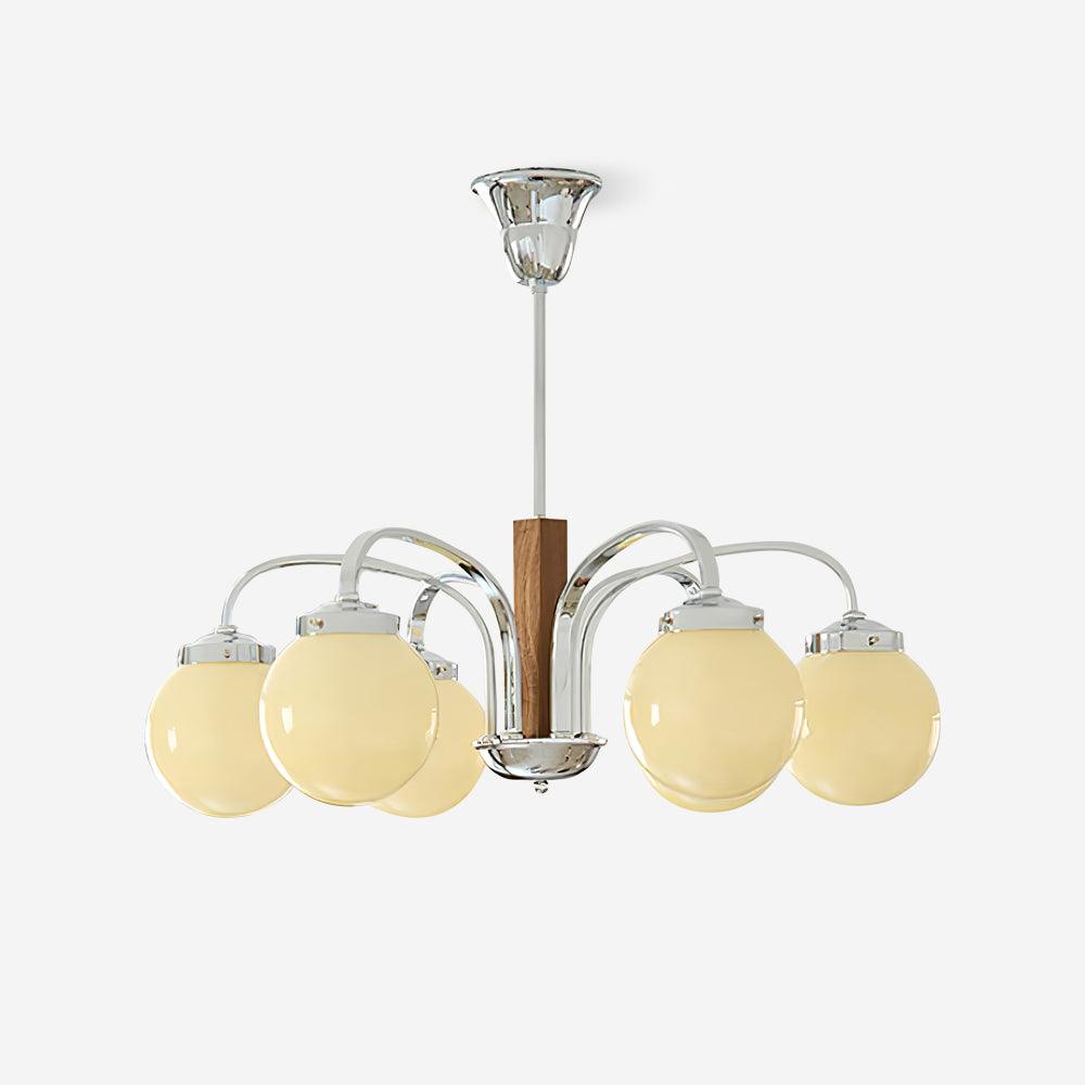 Polaris Lustra Lustre Art Déco Élégance Inspirée du Bauhaus