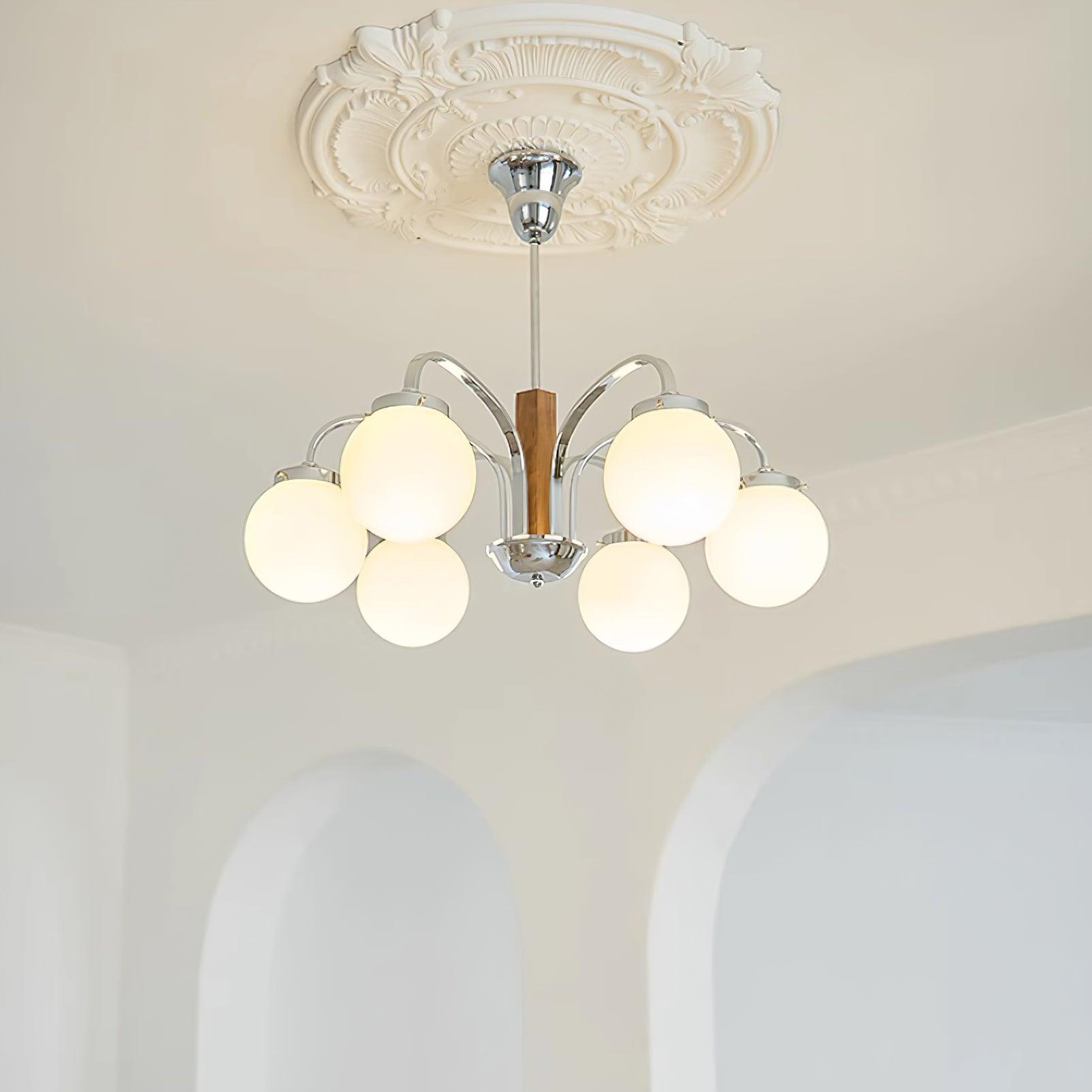 Polaris Lustra Lustre Art Déco Élégance Inspirée du Bauhaus