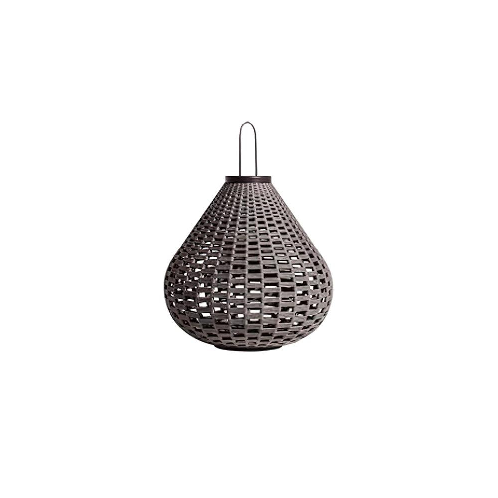 Poltrona Lampe Extérieure Lanterne Rattan Goutte d'Eau Rustique
