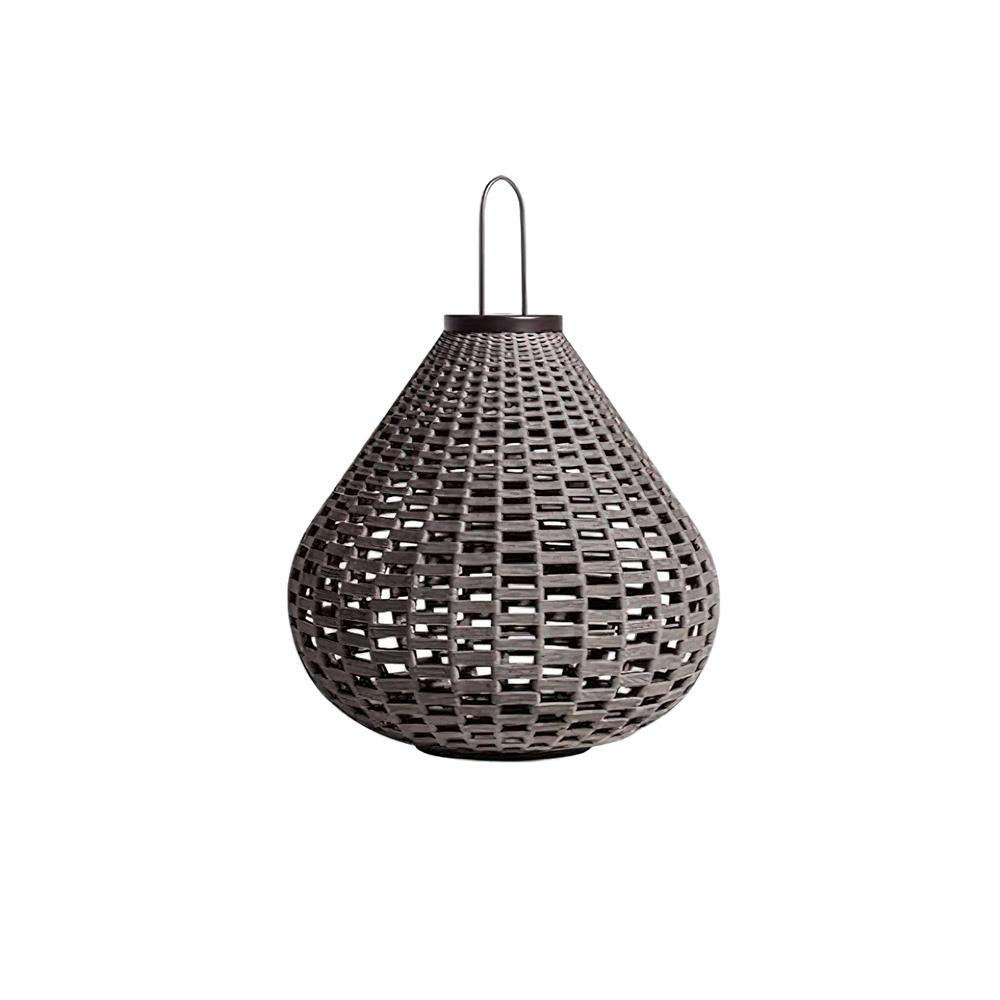 Poltrona Lampe Extérieure Lanterne Rattan Goutte d'Eau Rustique