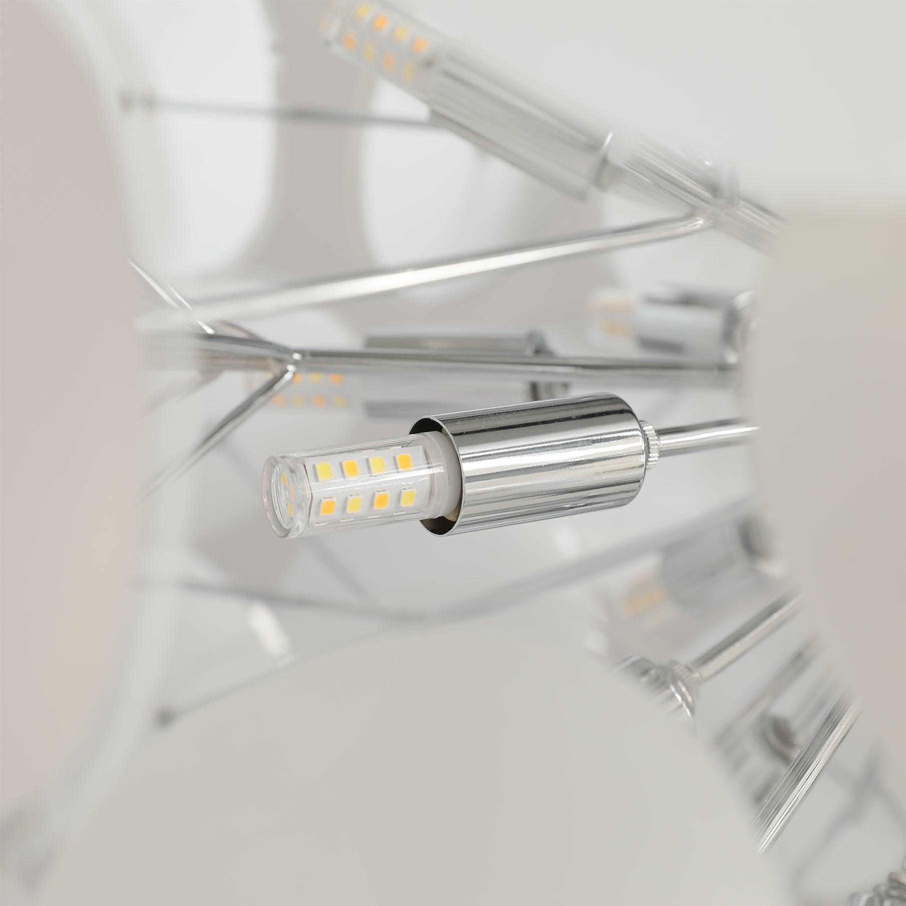 Orcariol Lustre en Verre Futuriste