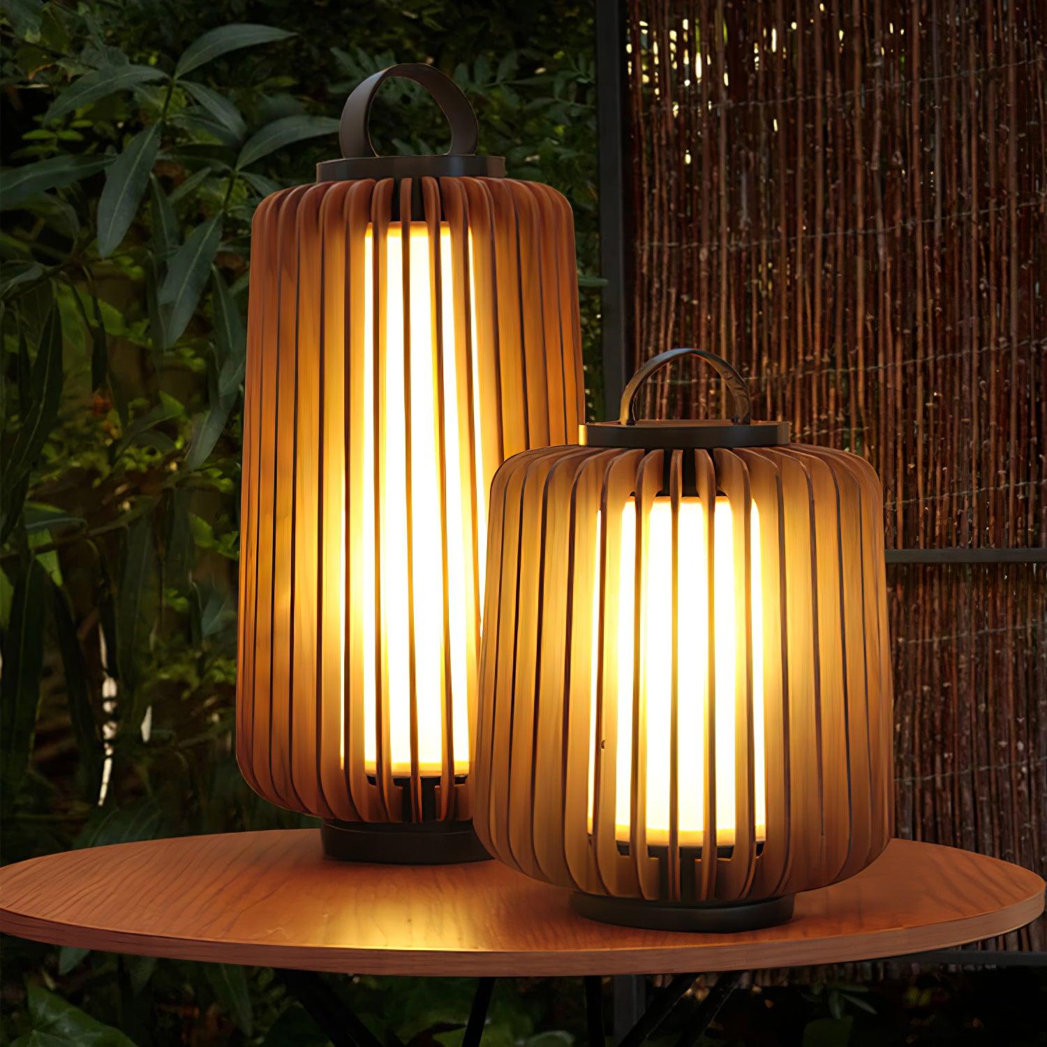 Ulmaran Lanterne en Bois Luminaire Extérieur