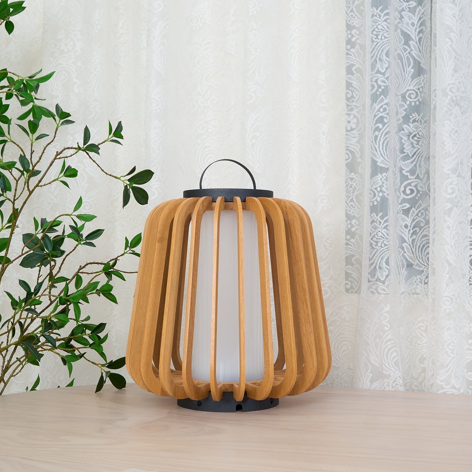 Ulmaran Lanterne en Bois Luminaire Extérieur