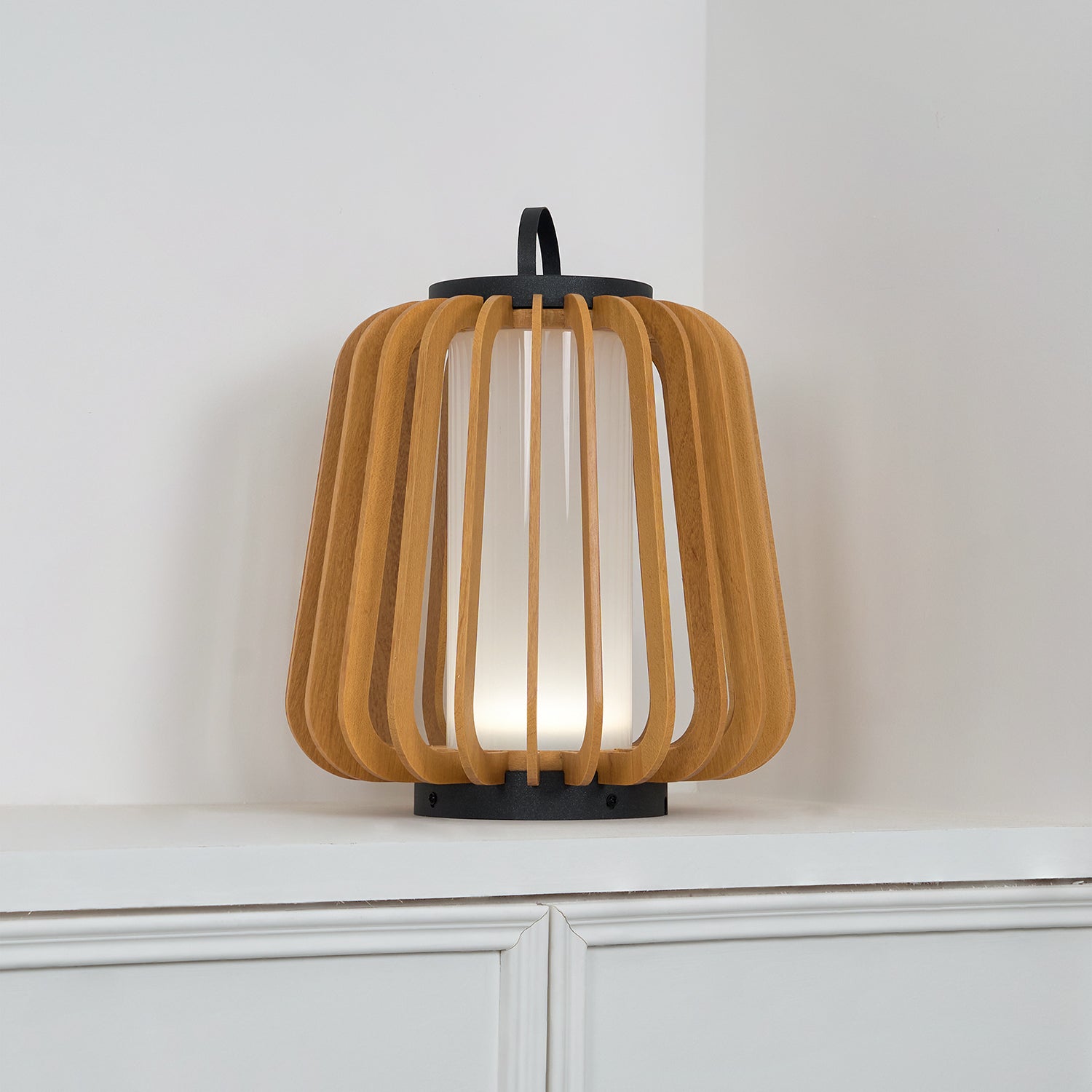 Ulmaran Lanterne en Bois Luminaire Extérieur