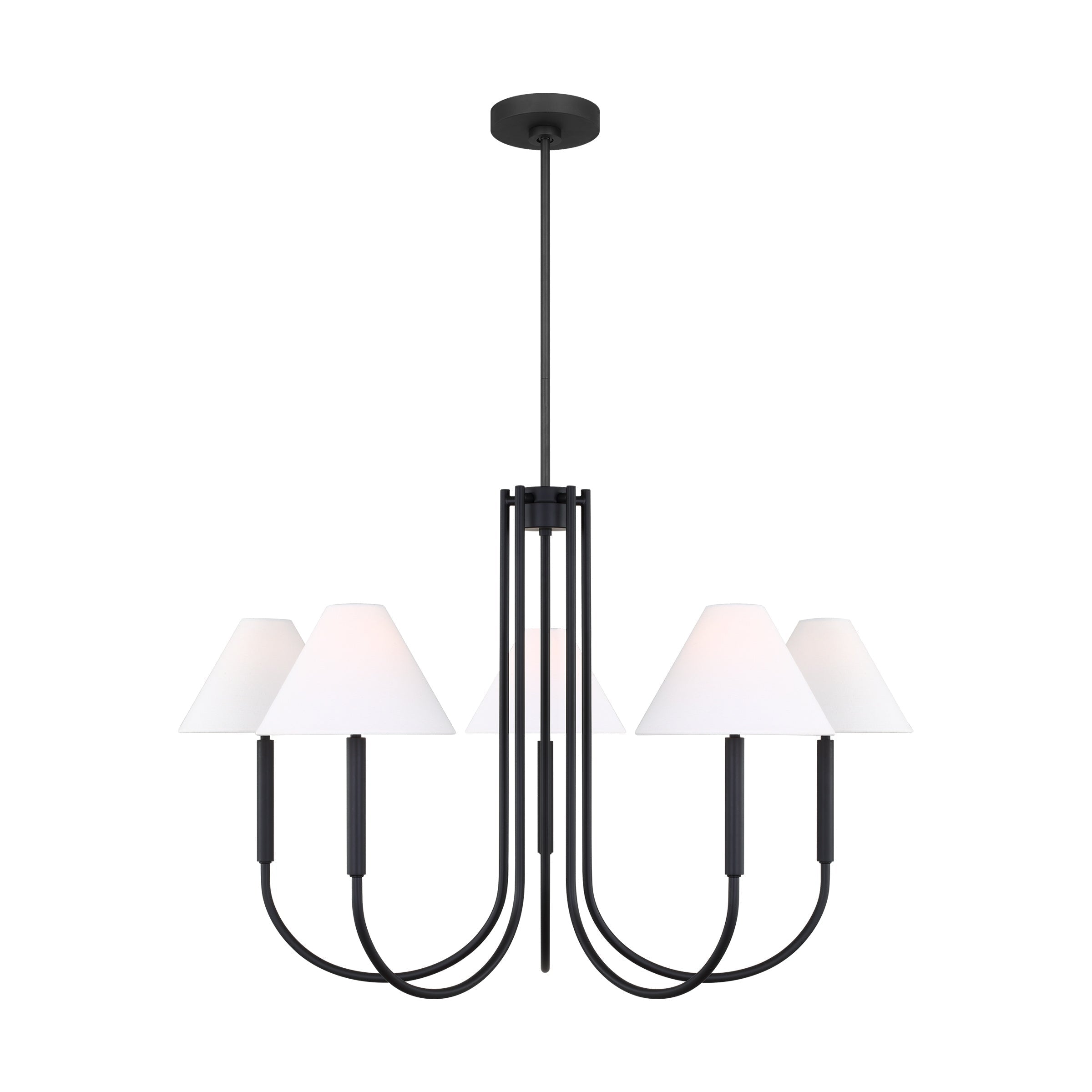 Nycareth Lustre Industriel Vintage Métal Tissu