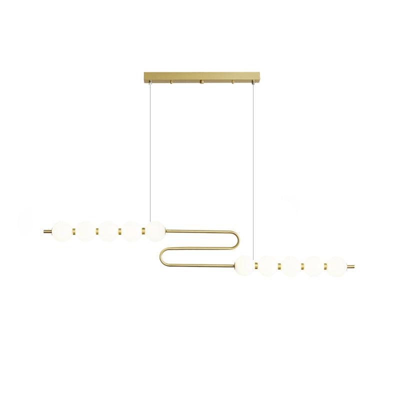 Linea Suspension Laiton Contemporaine